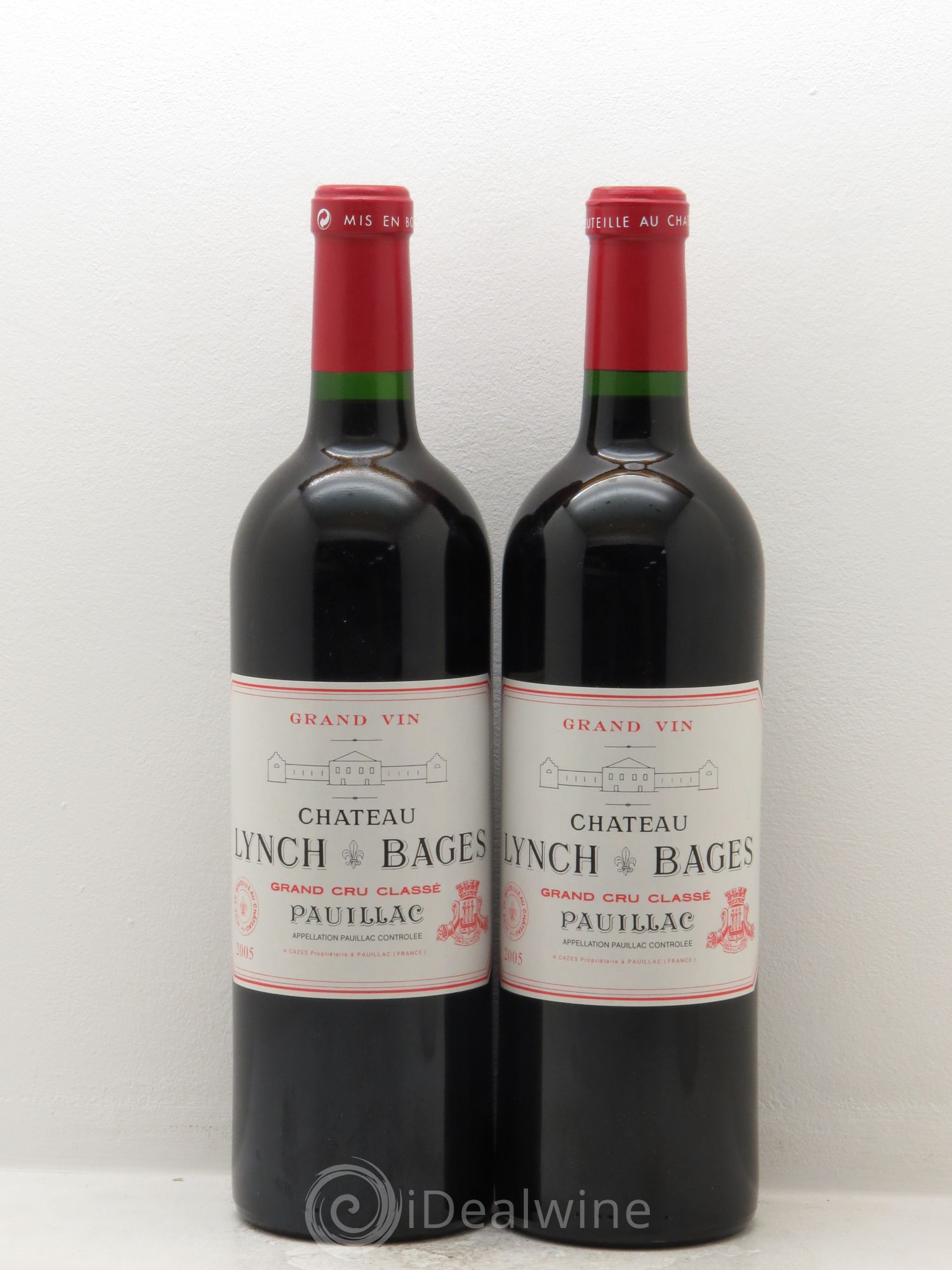 Château Lynch Bages 5ème Grand Cru Classé 2005 - Lot de 2 bouteilles - 0