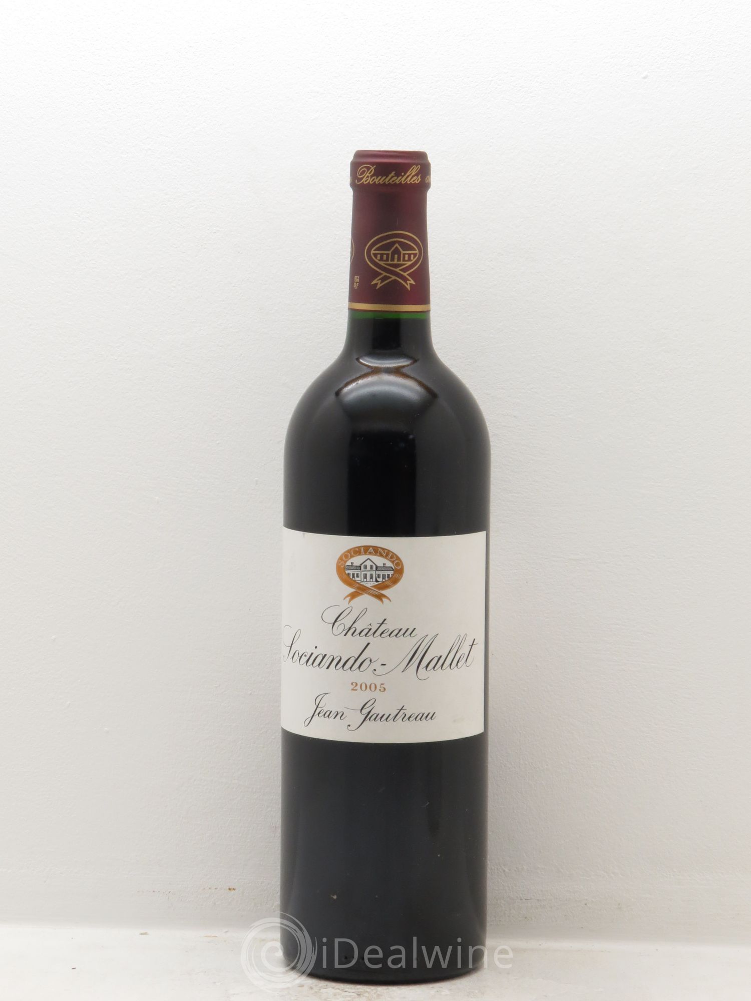 Château Sociando Mallet 2005 - Lot de 1 bouteille - 0