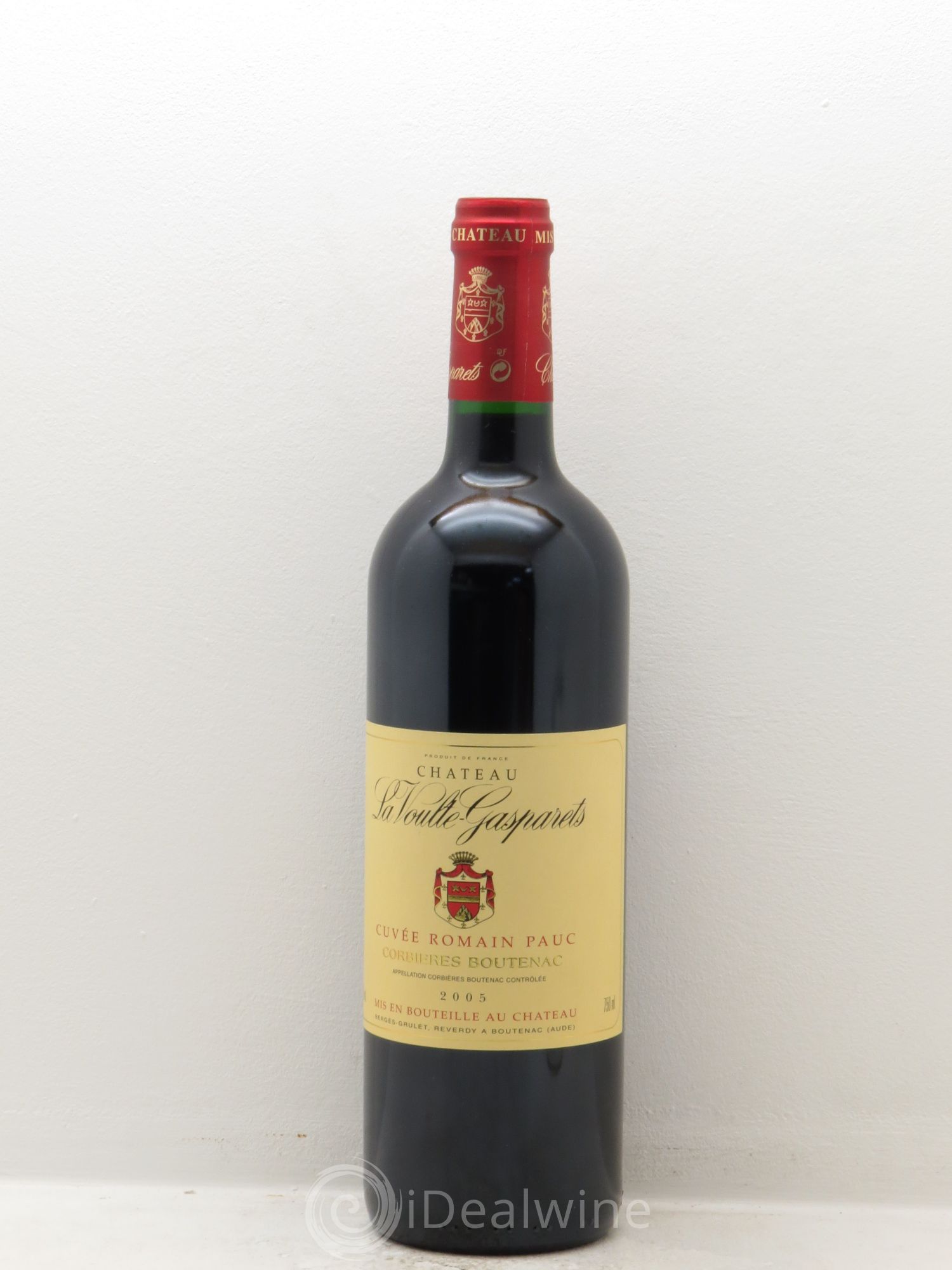 Corbières Boutenac La Voulte-Gasparets Cuvée Romain Pauc Patrick Reverdy 2005 - Lot de 1 bouteille - 0