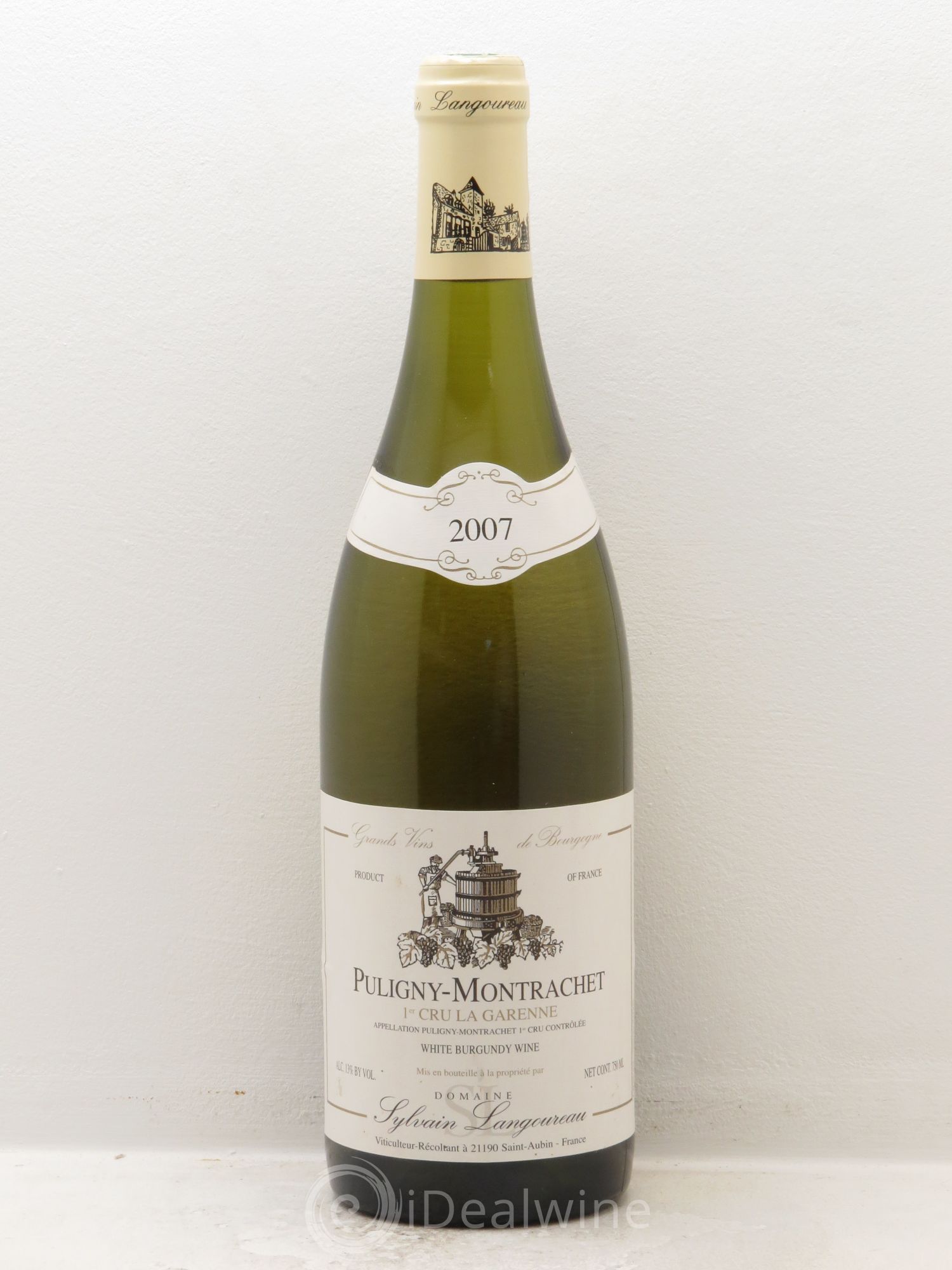 Puligny-Montrachet 1er Cru Domaine Langoureau La Garenne 2007 - Posten von 1 Flasche - 0