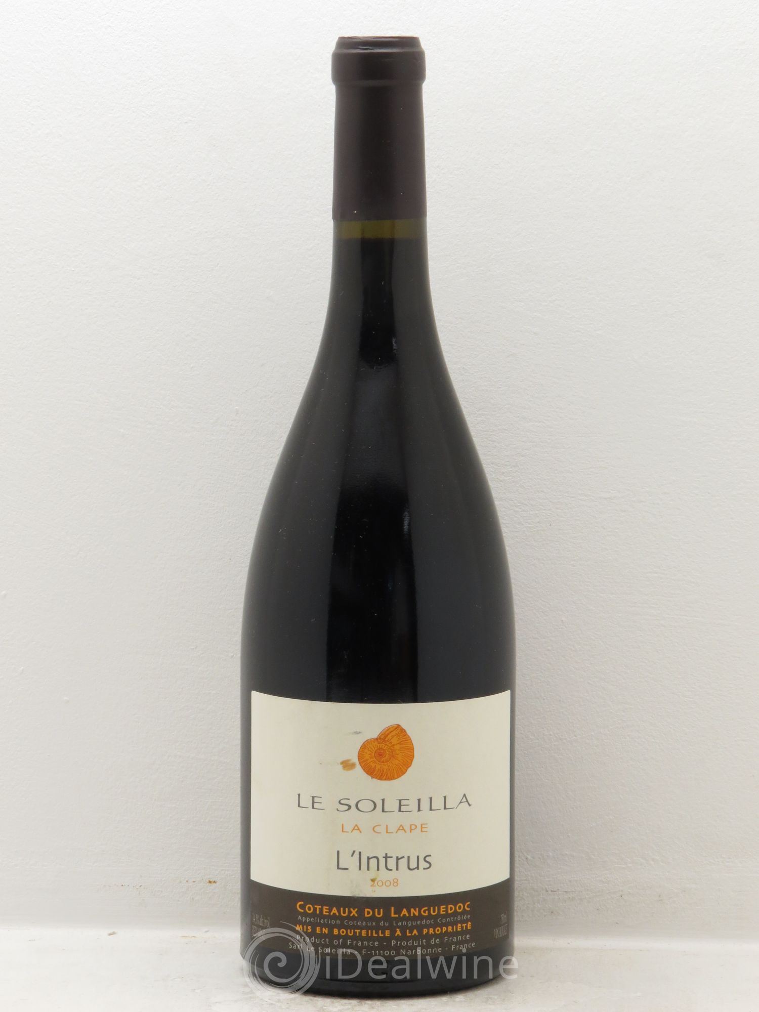 Coteaux du Languedoc Domaine Mas du Solleila La Clape L'intrus 2008 - Posten von 1 Flasche - 0