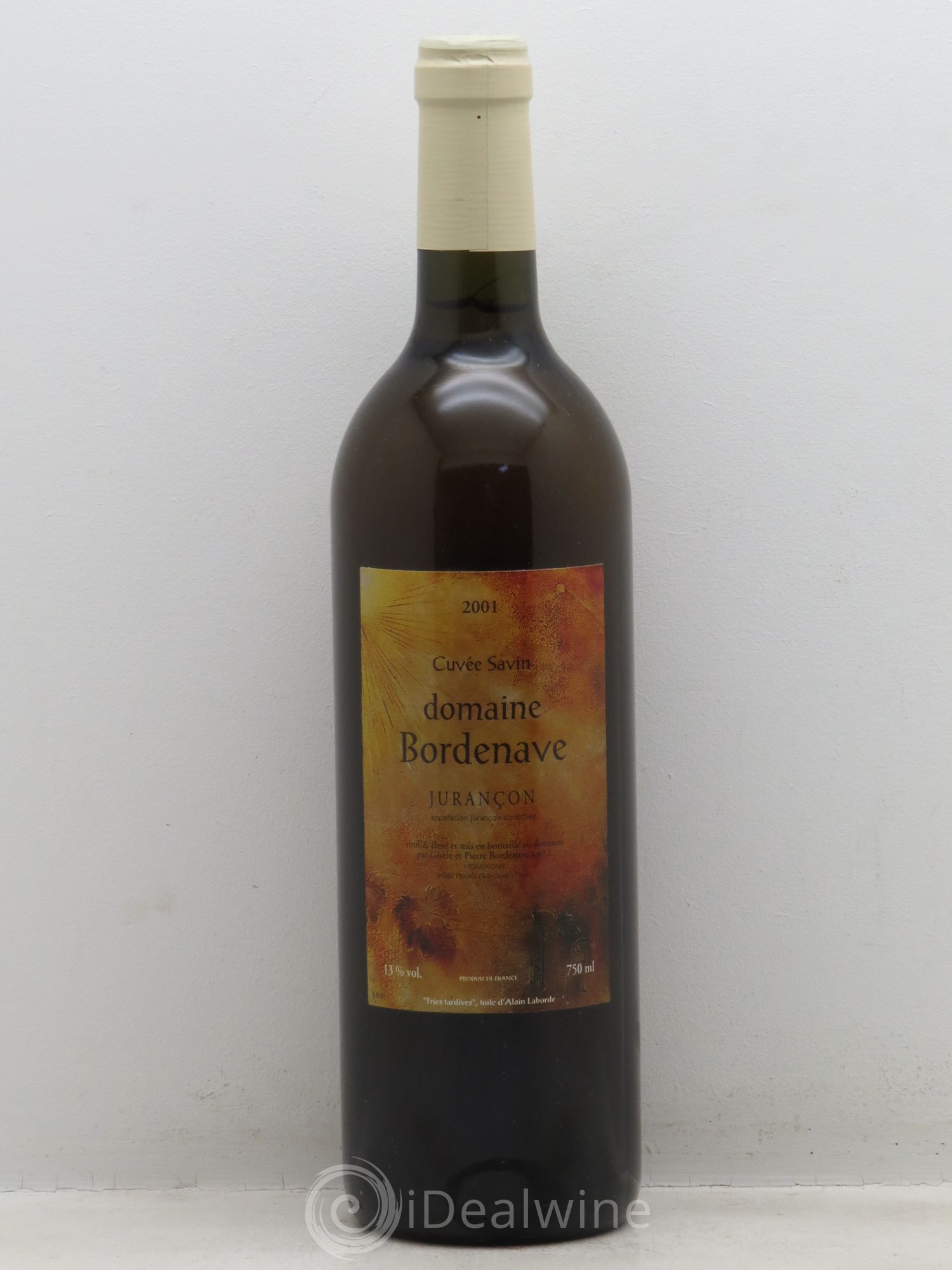 Jurançon Cuvée Savin Domaine Bordenave (sans prix de réserve-no reserve) 2001 - Posten von 1 Flasche - 0