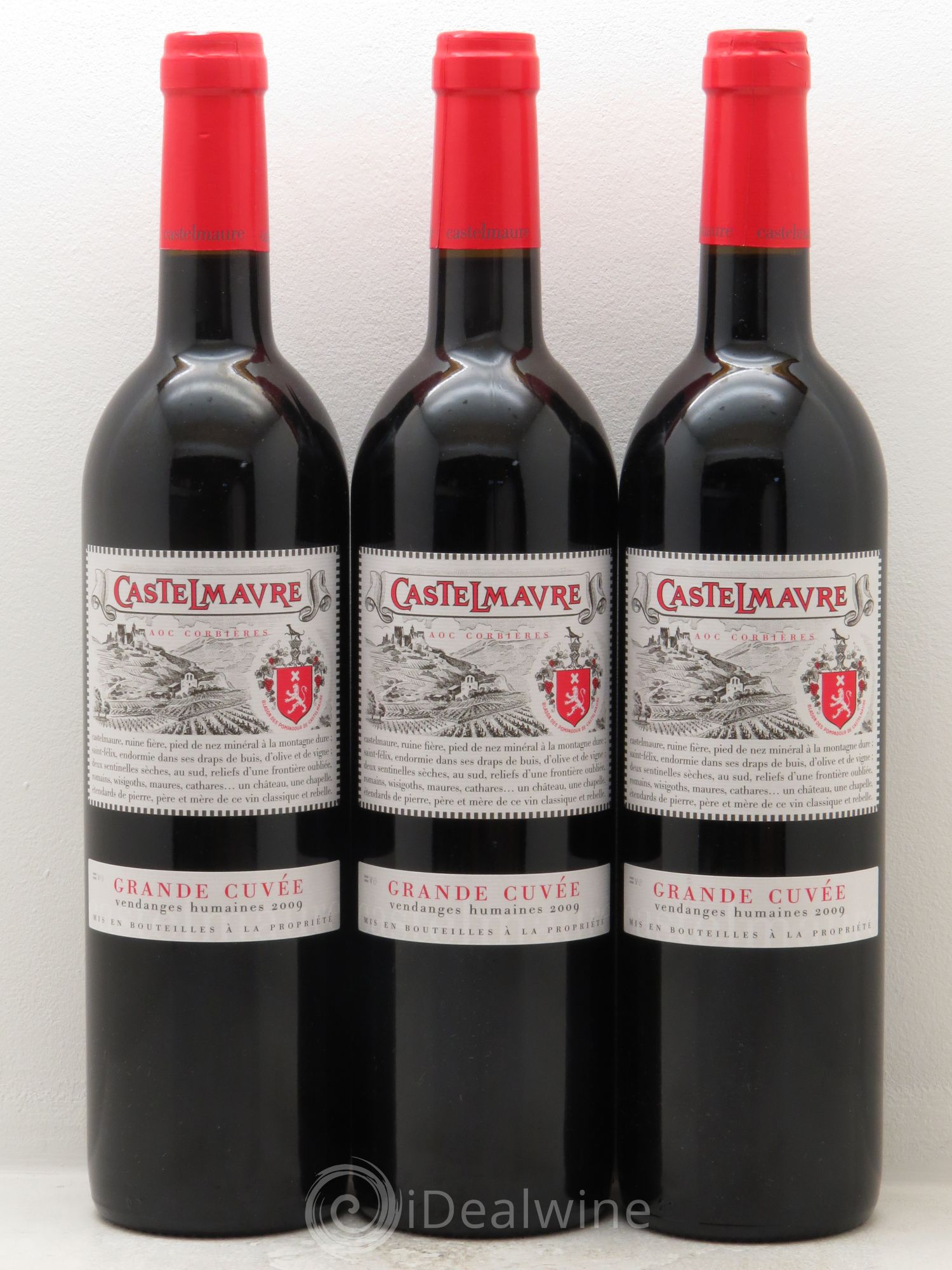 Corbières Cav. Castelmaure Grande Cuvée 2009 - Posten von 3 Flaschen - 0
