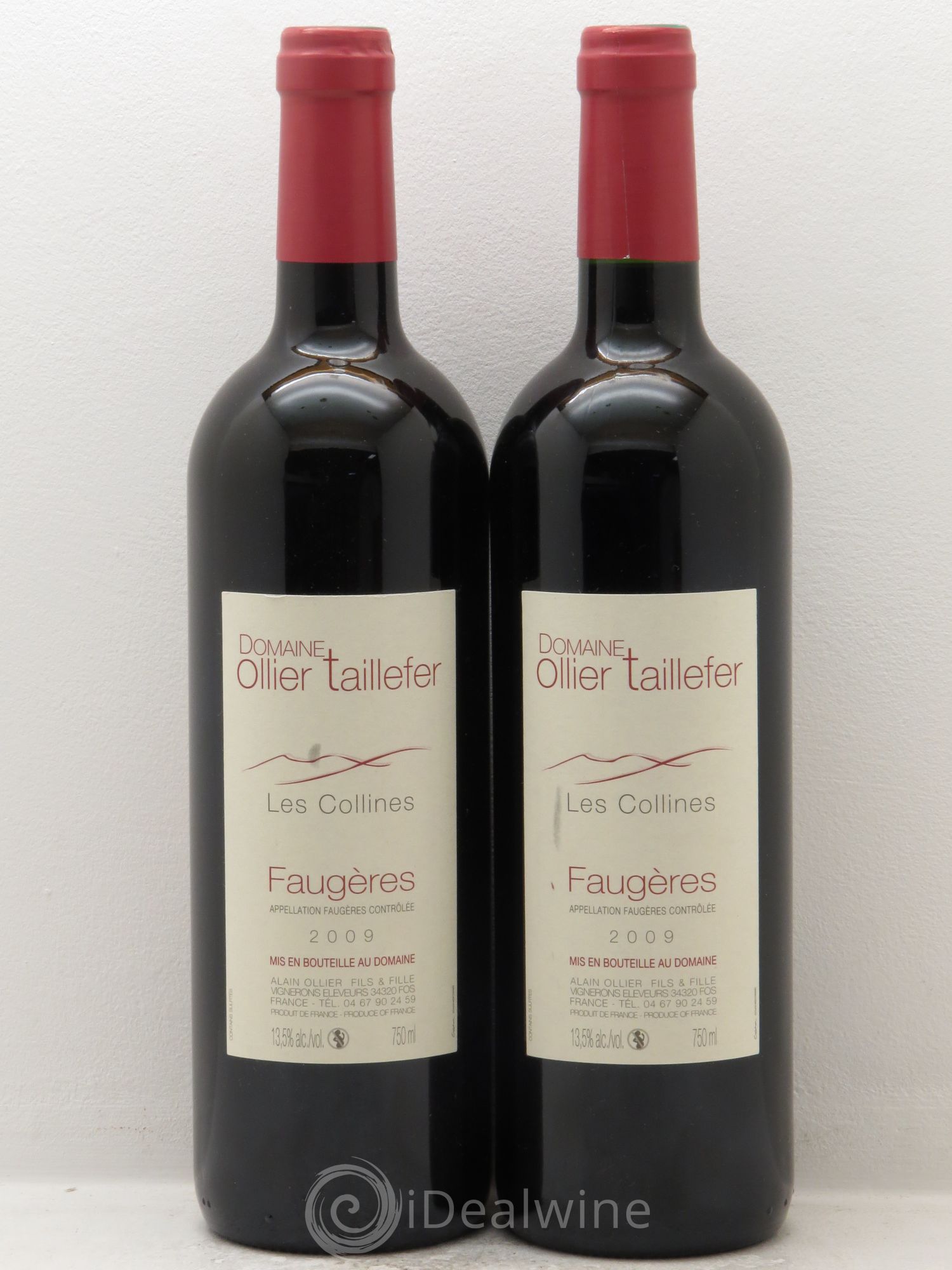 Faugères Domaine Ollier Taillefer Les Collines 2009 - Posten von 2 Flaschen - 0