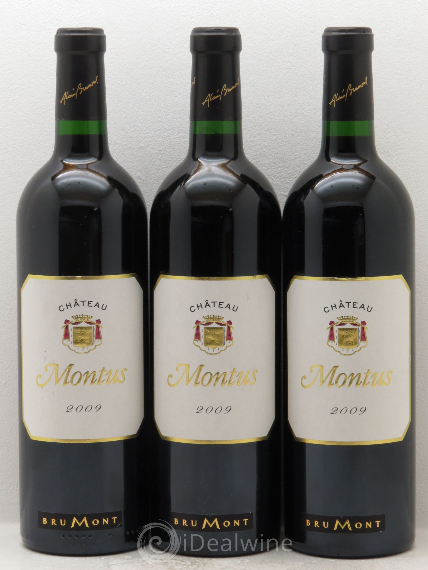 Madiran Château Montus Alain Brumont 2009 - Lot de 3 bouteilles - 0