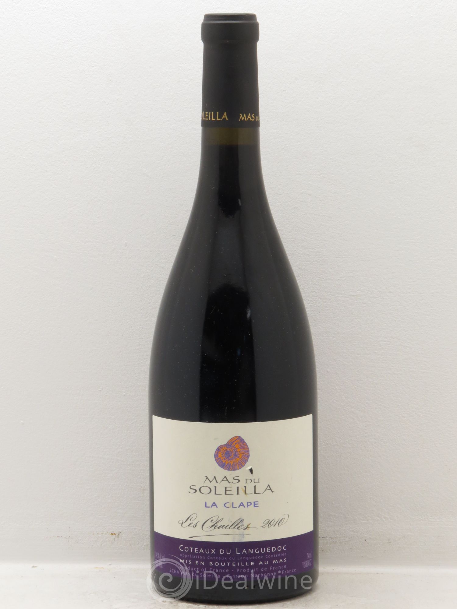 Coteaux du Languedoc Domaine Mas du Solleila La Clape Les Chailles 2010 - Posten von 1 Flasche - 0