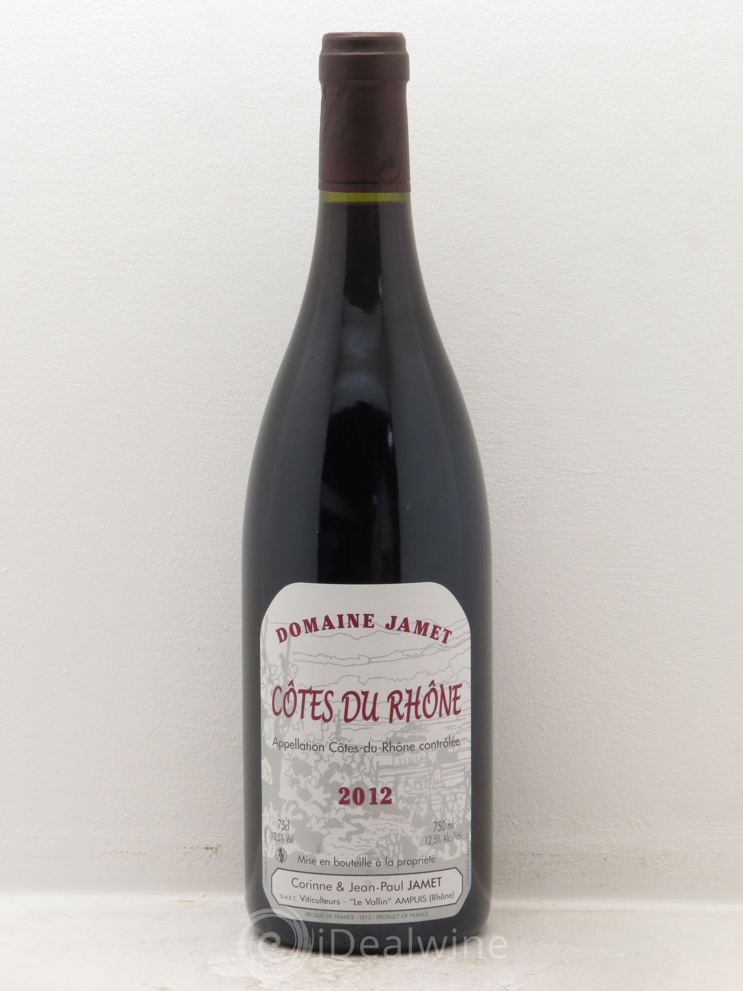 Côtes-du-Rhône Domaine Jamet 2012 - Lot de 1 bouteille - 0