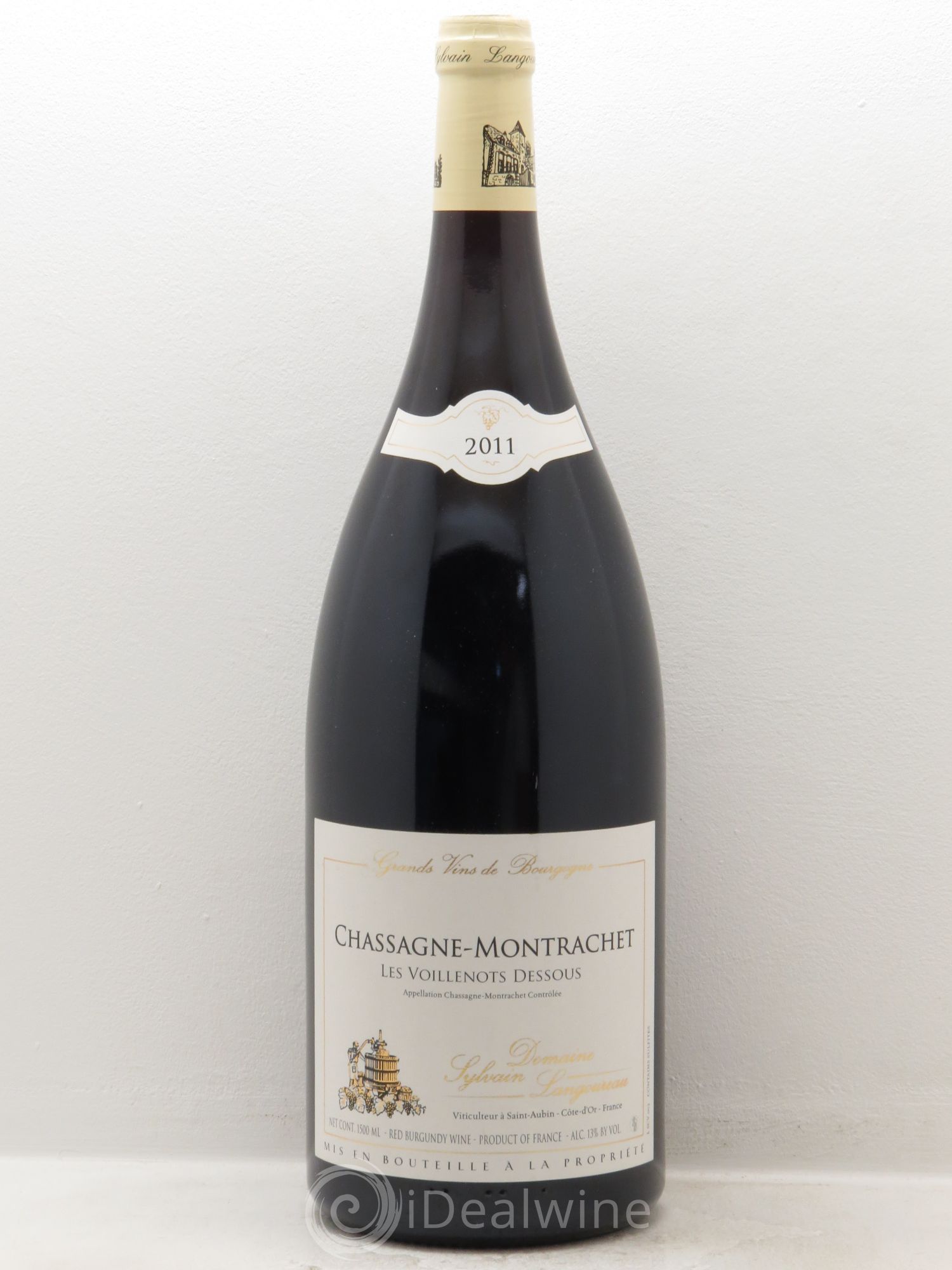 Chassagne-Montrachet Domaine Langoureau Les Voillenots dessous 2011 - Posten von 1 Magnum - 0