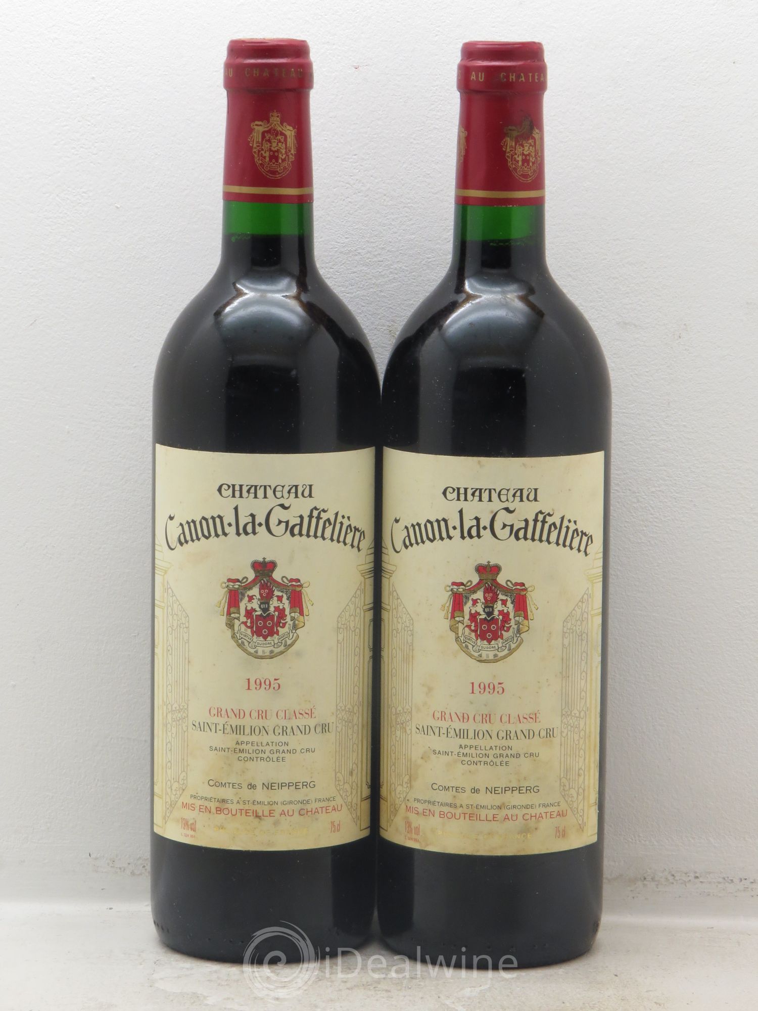 Château Canon la Gaffelière 1er Grand Cru Classé B 1995 - Lot de 2 bouteilles - 0