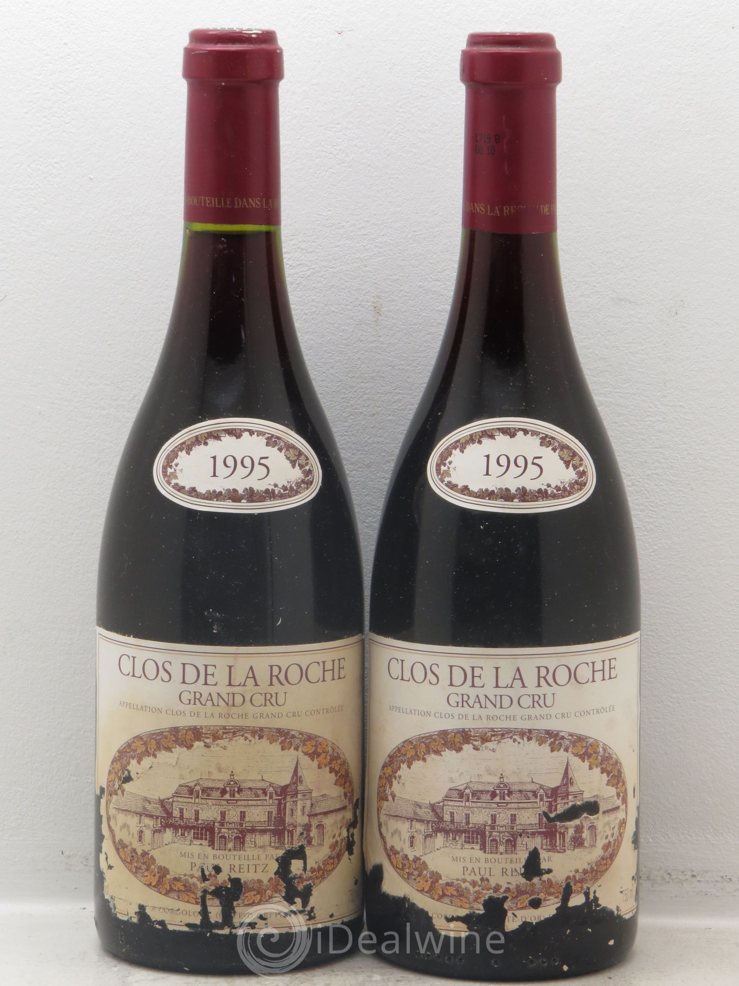 Clos de la Roche Grand Cru Reizt (sans prix de réserve) 1995 - Posten von 2 Flaschen - 0