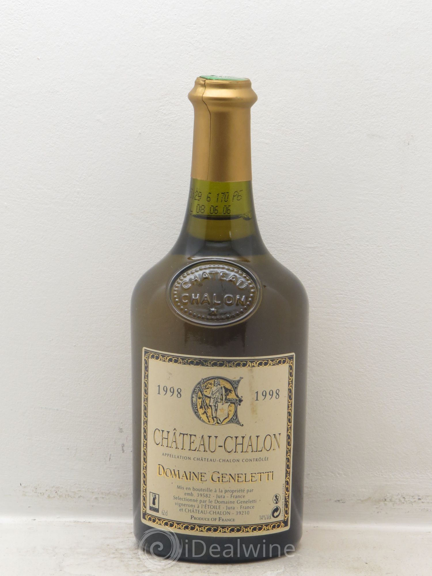 Château-Chalon Genelleti (62cl) 1998 - Posten von 1 Flasche - 0