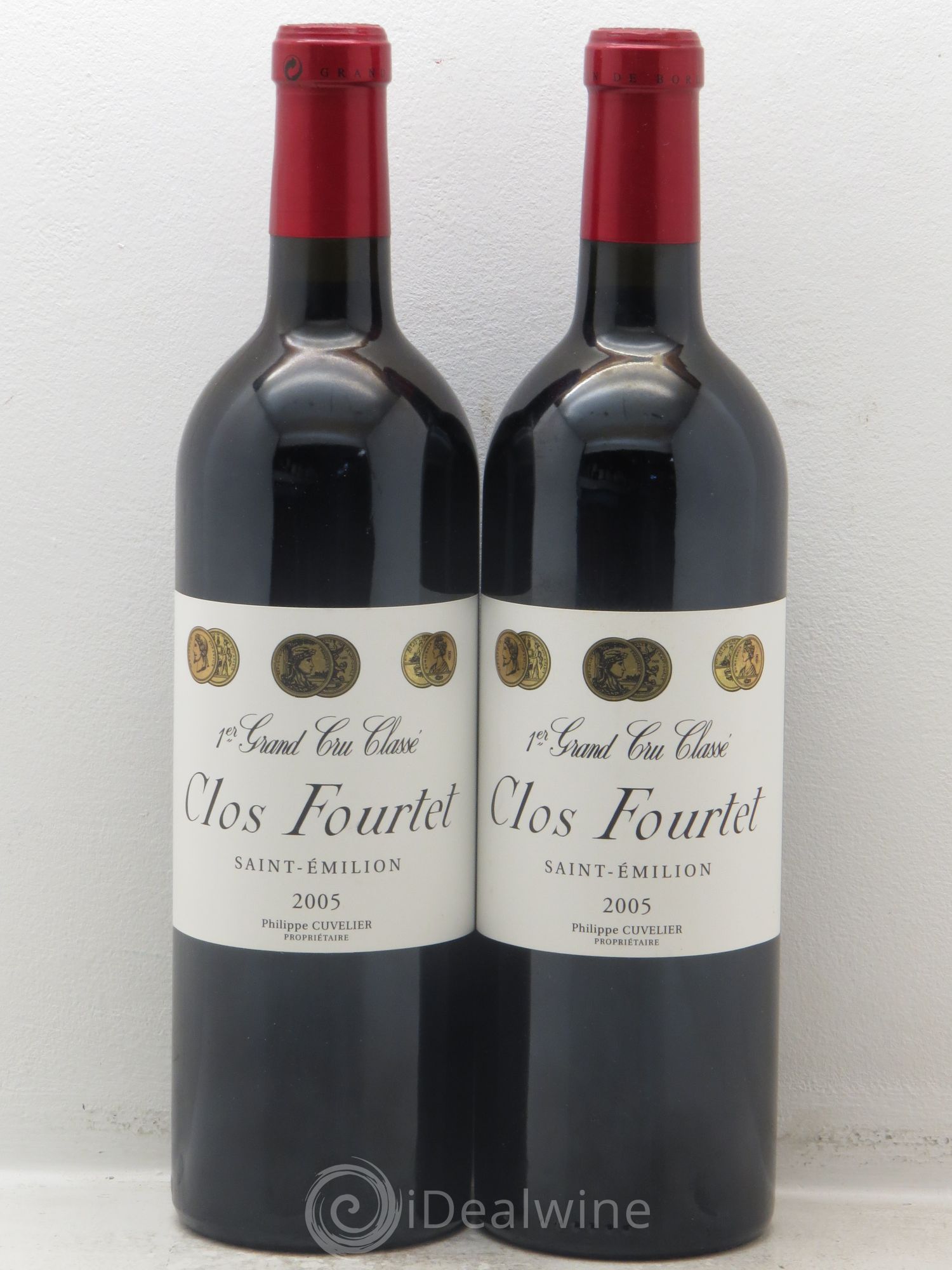 Clos Fourtet 1er Grand Cru Classé B 2005 - Lot de 2 bouteilles - 0
