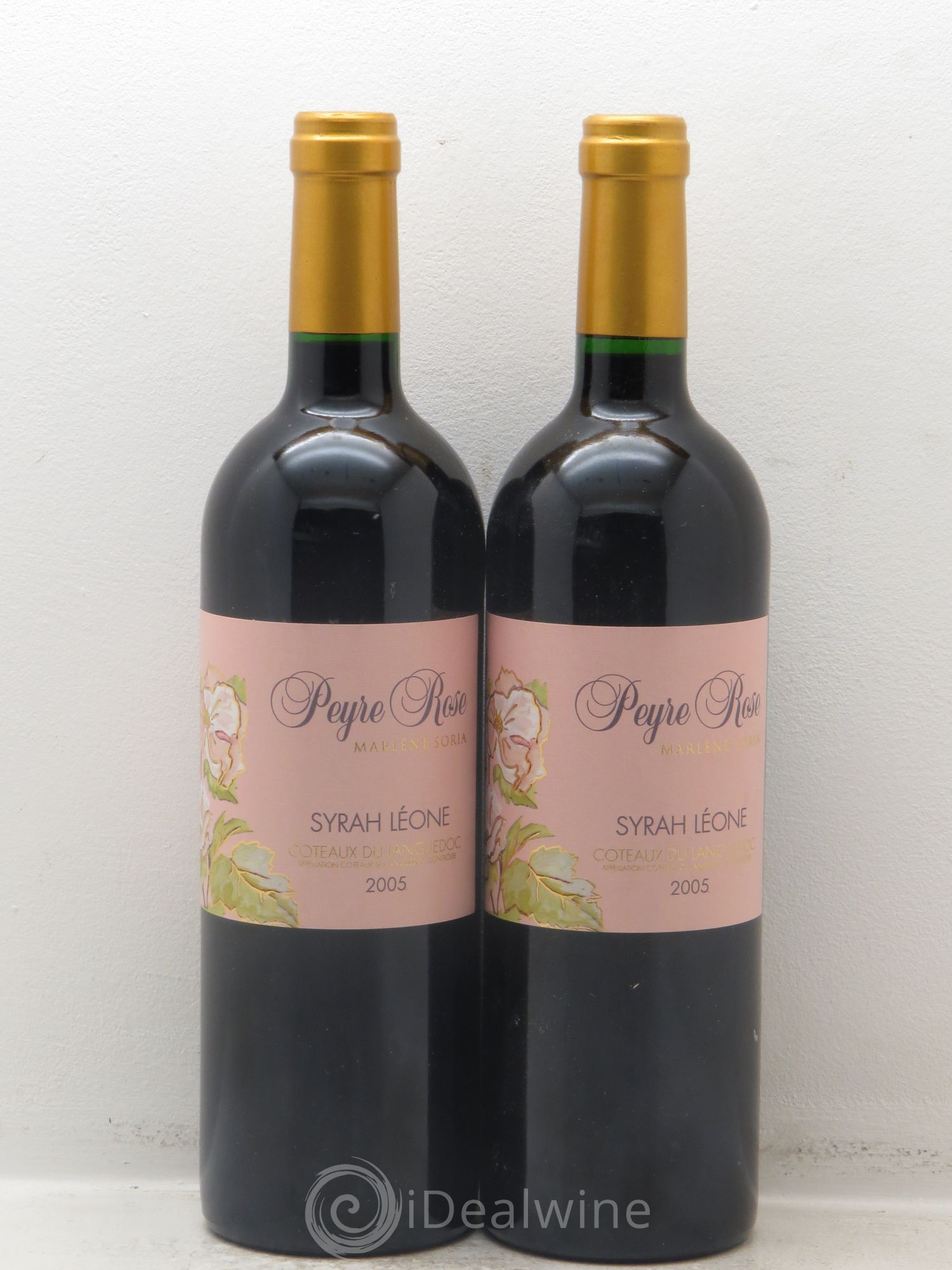 Coteaux du Languedoc Domaine Peyre Rose Belle Léone (anciennement Syrah Léone) Marlène Soria 2005 - Lot de 2 bouteilles - 0