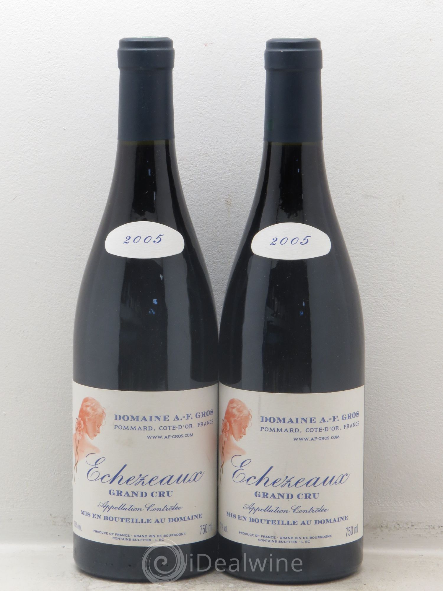 Echezeaux Grand Cru A.-F. Gros 2005 - Lot de 2 bouteilles - 0