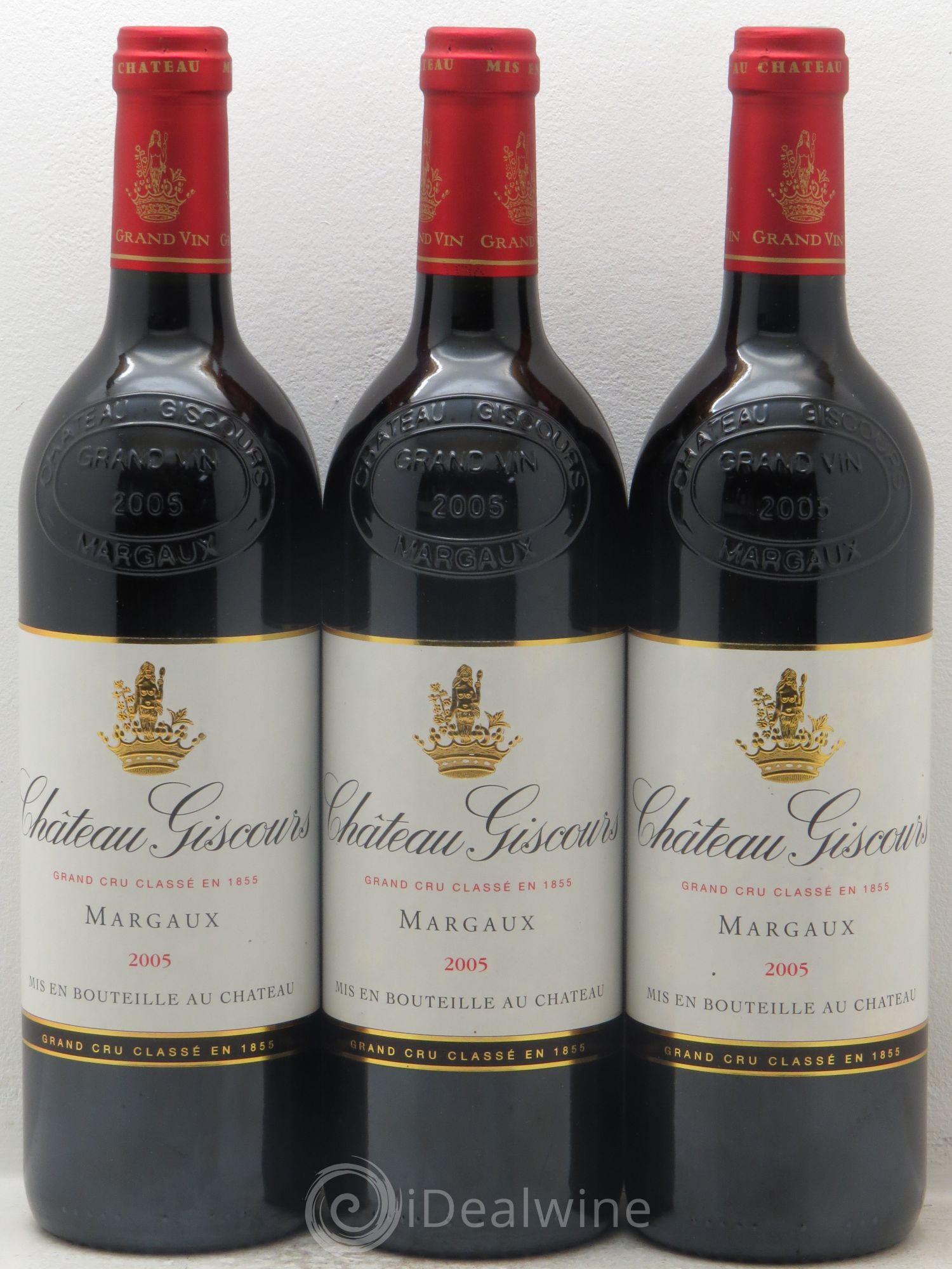 Château Giscours 3ème Grand Cru Classé 2005 - Lot de 3 bouteilles - 0