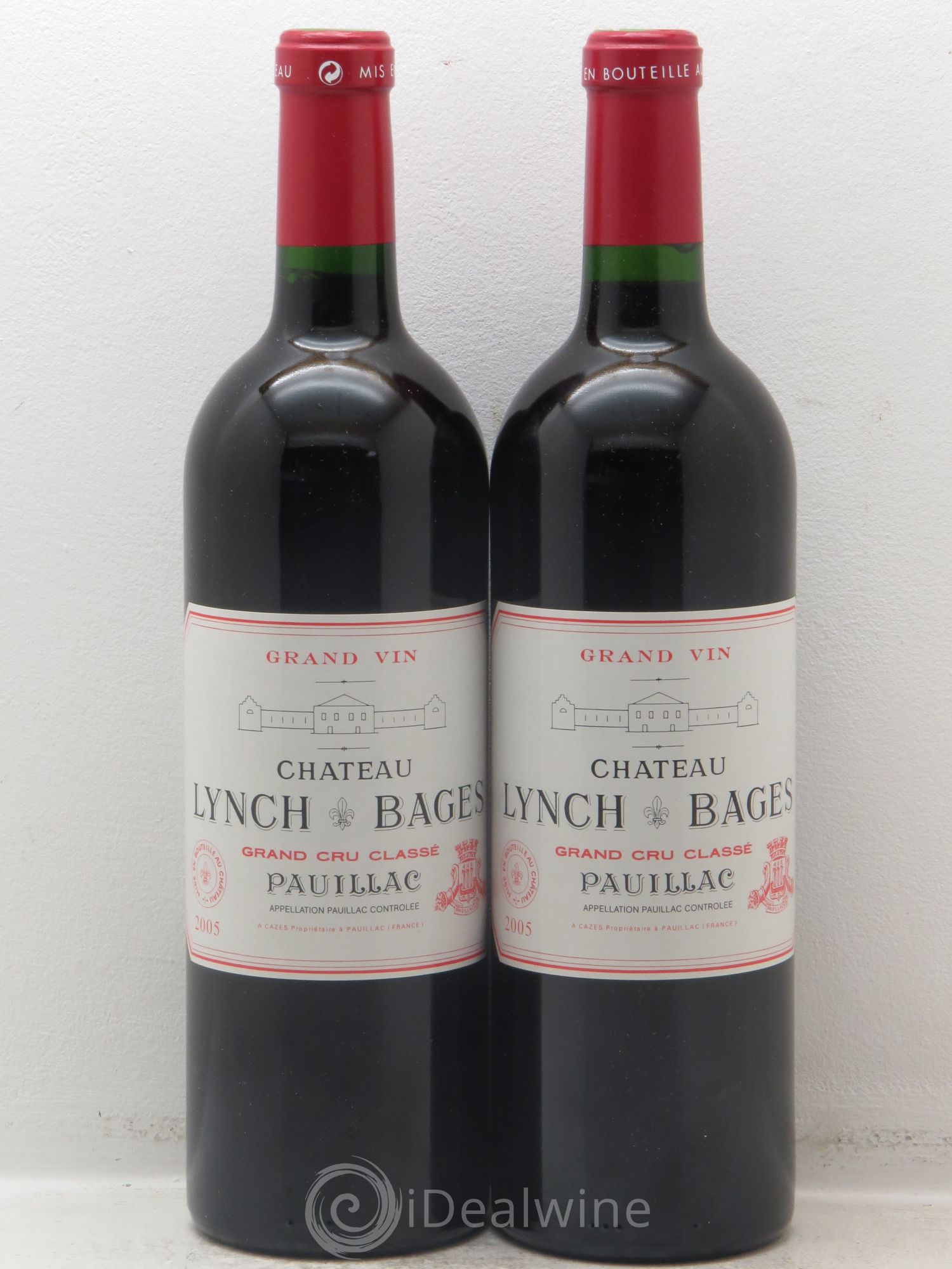 Château Lynch Bages 5ème Grand Cru Classé 2005 - Lot de 2 bouteilles - 0