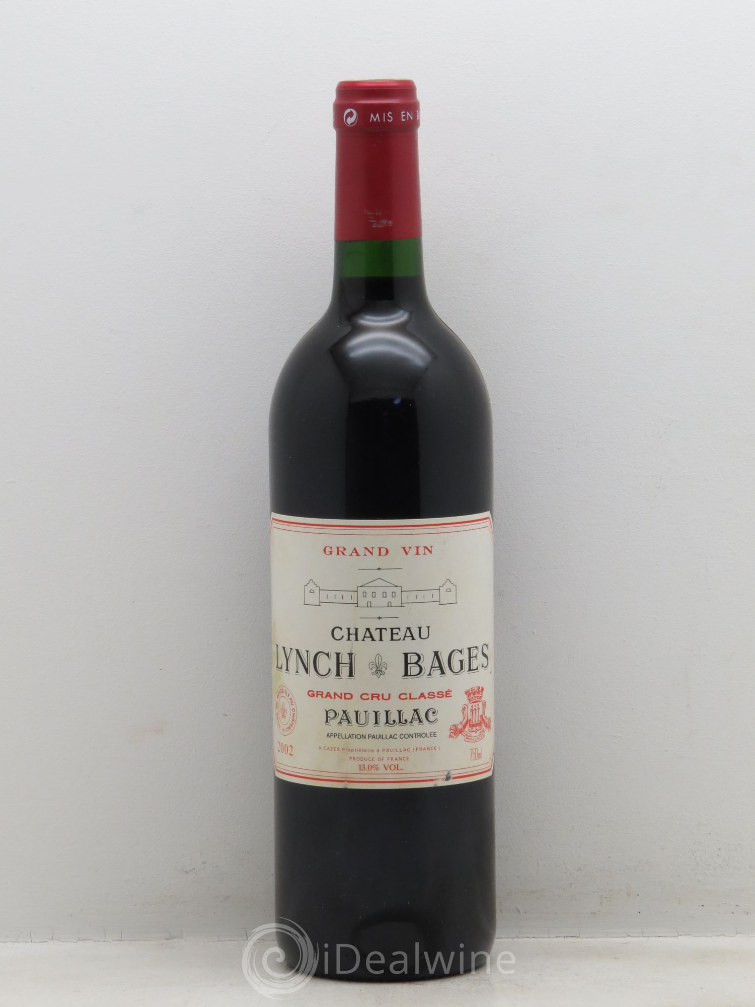 Château Lynch Bages 5ème Grand Cru Classé 2002 - Lot de 1 bouteille - 0