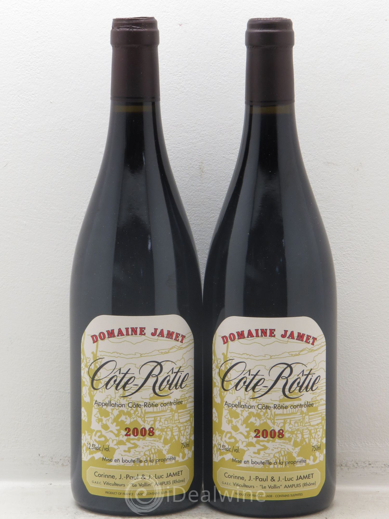 Côte-Rôtie Jamet (Domaine) 2008 - Lot de 2 bouteilles - 0