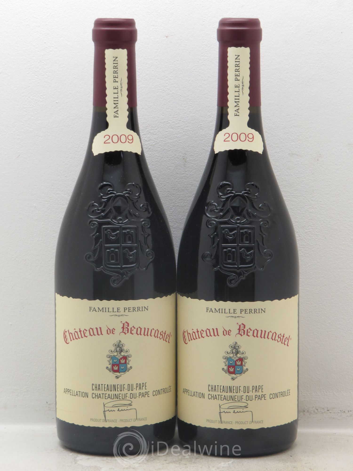 Châteauneuf-du-Pape Château de Beaucastel Famille Perrin 2009 - Lot de 2 bouteilles - 0