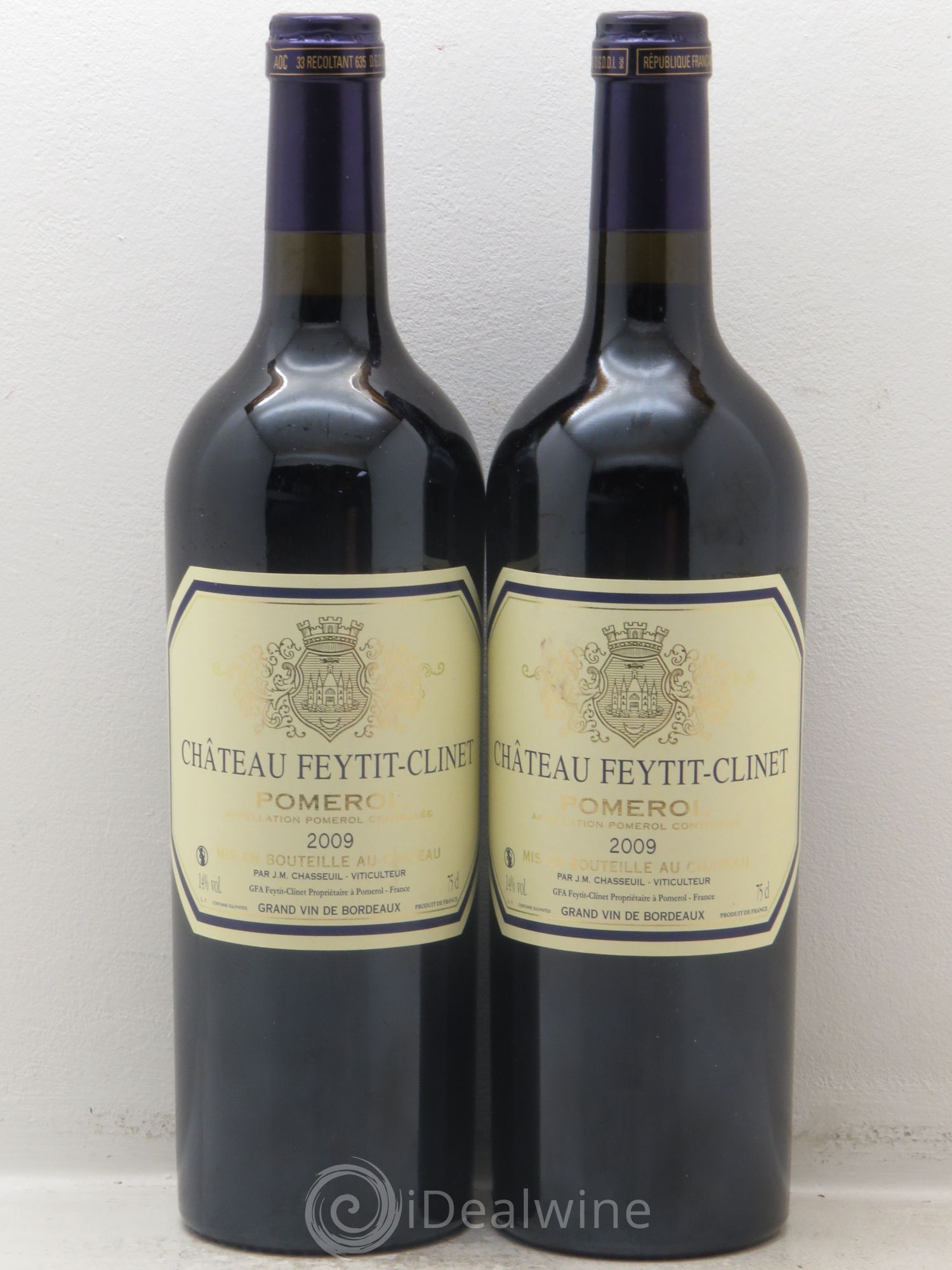 Château Feytit-Clinet 2009 - Lot de 2 bouteilles - 0
