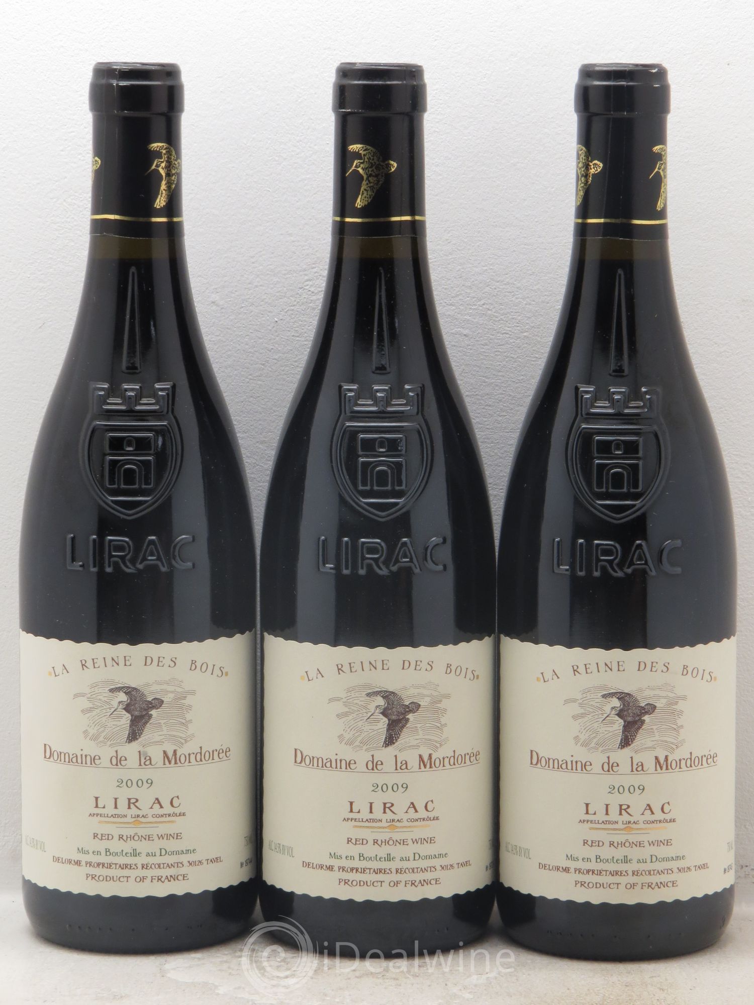 Lirac Cuvée Reine des Bois La Mordorée (Domaine de) 2009 - Lot de 3 bouteilles - 0