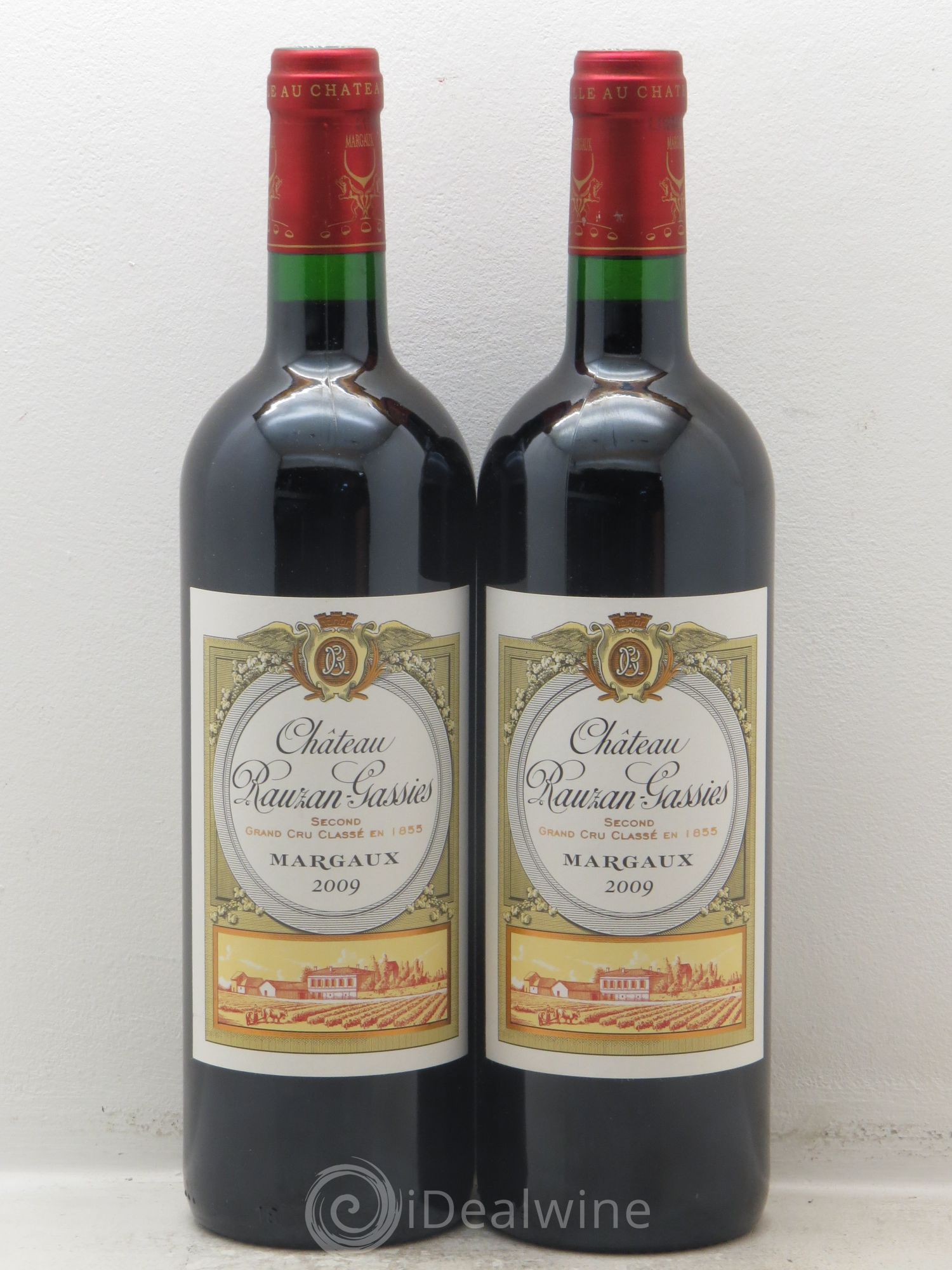 Château Rauzan-Gassies 2ème Grand Cru Classé 2009 - Lot de 2 bouteilles - 0