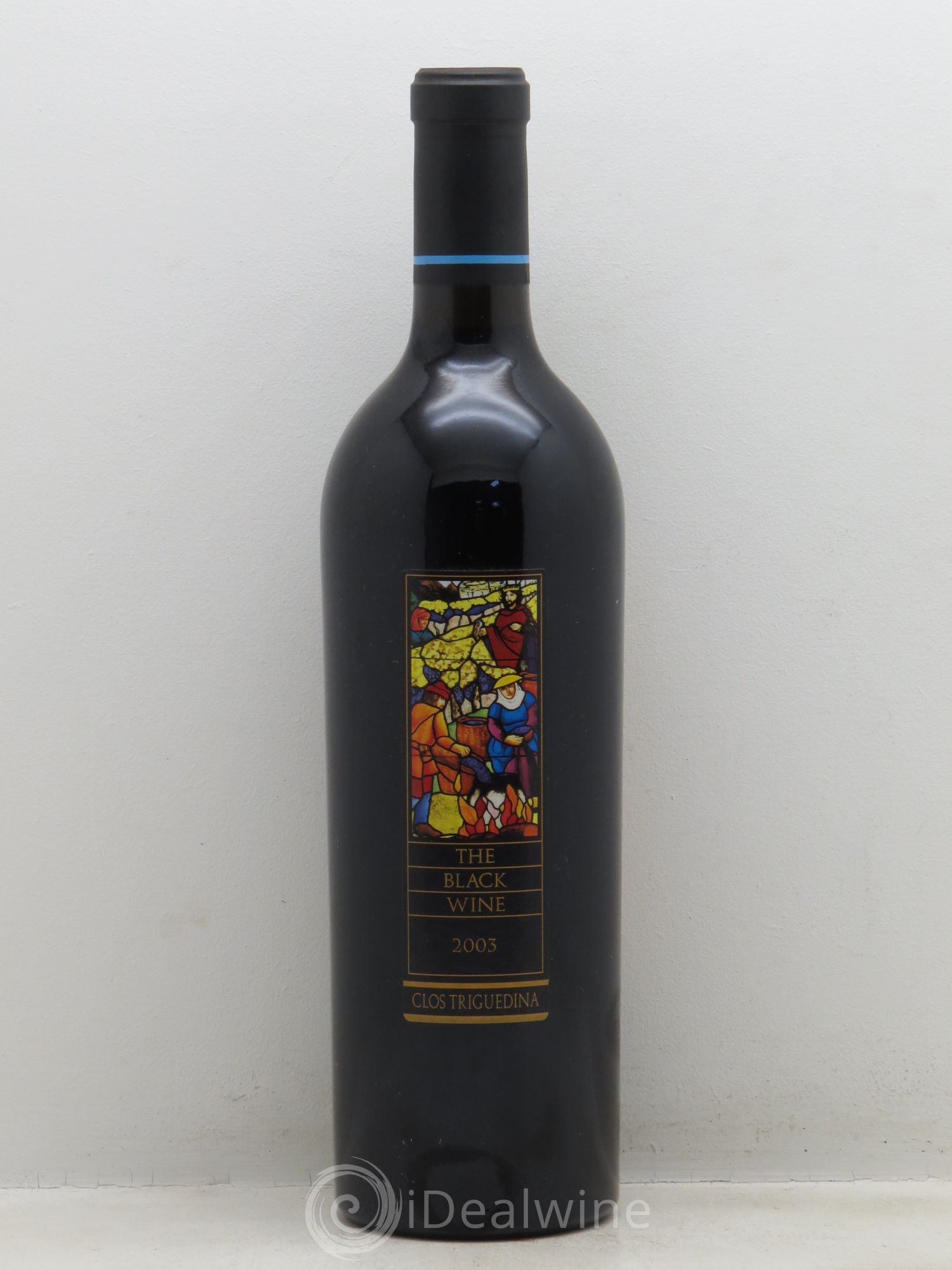 Cahors Clos Triguedina New Black Wine Jean-Luc Baldès 2003 - Lot de 1 bouteille - 0