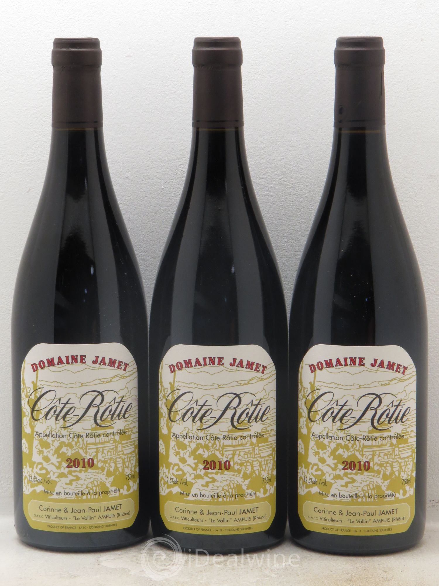 Côte-Rôtie Jamet (Domaine) 2010 - Lot de 3 bouteilles - 0