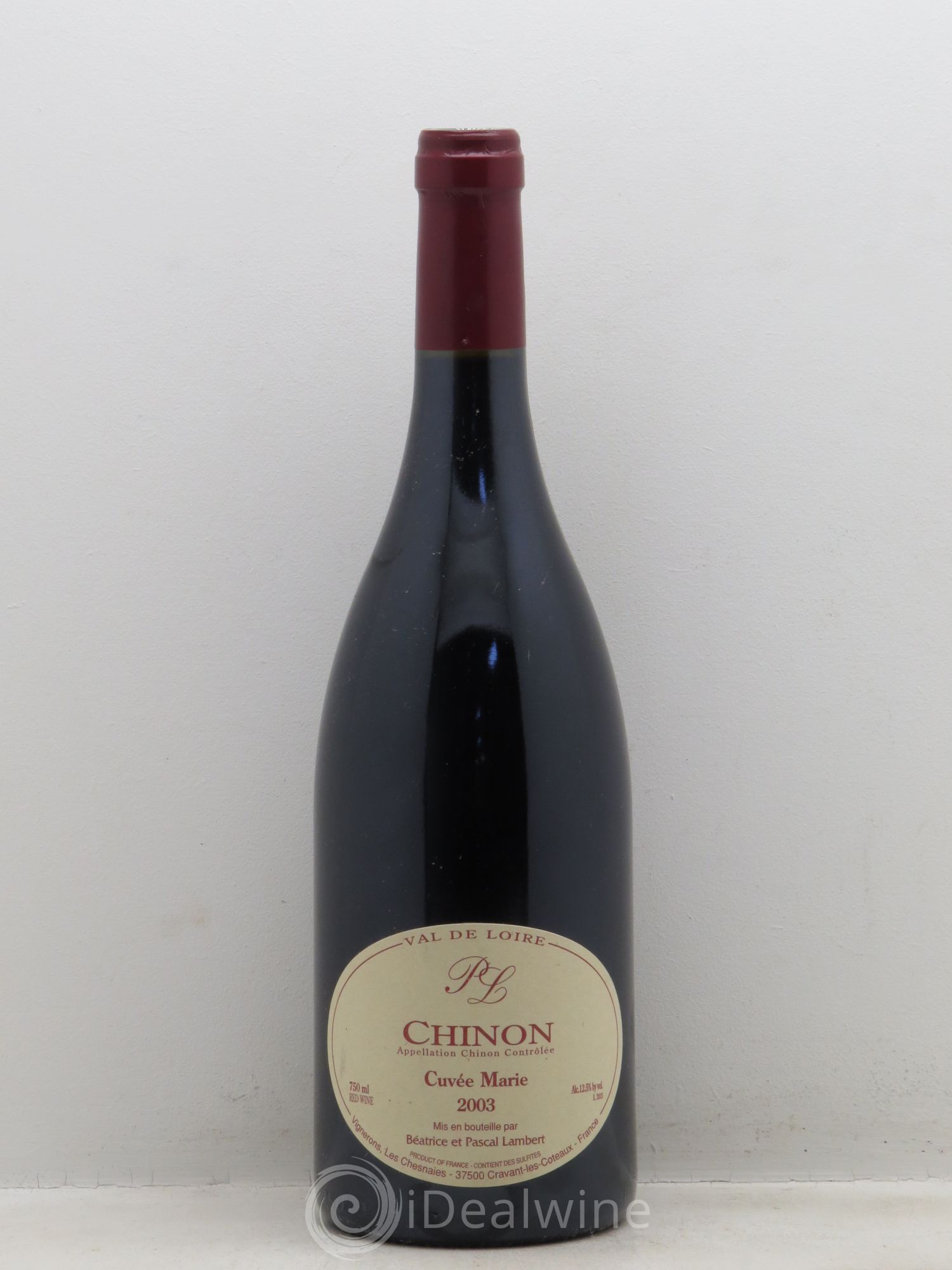 Chinon Cuvée Marie Domaine les Chesnaies (sans prix de réserve-no reserve) 2003 - Posten von 1 Flasche - 0