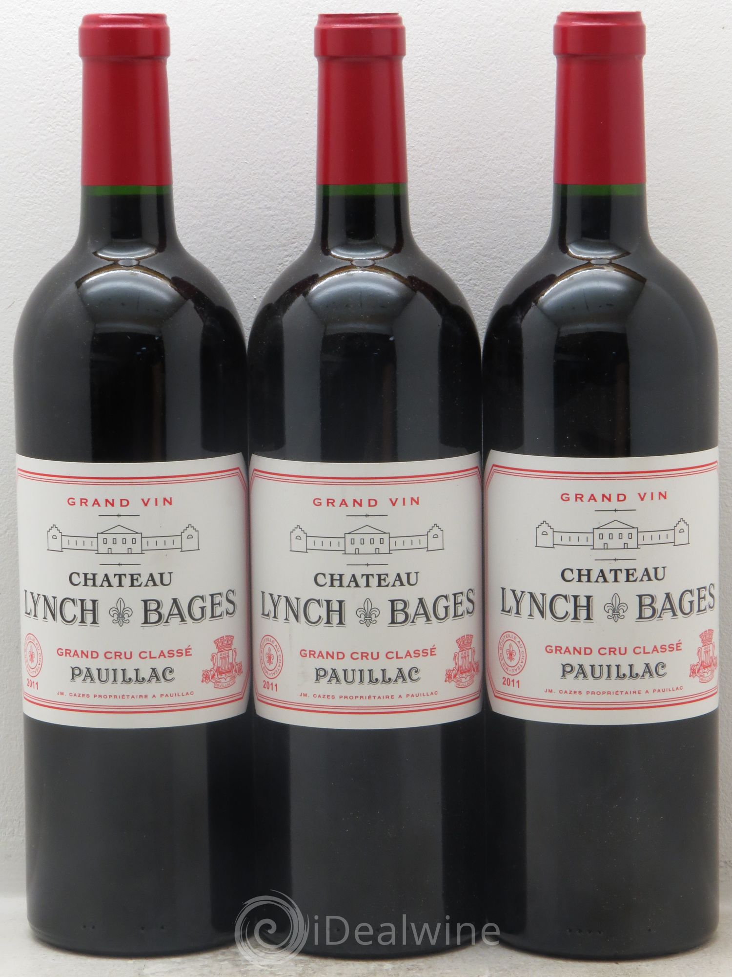 Château Lynch Bages 5ème Grand Cru Classé 2011 - Lot de 3 bouteilles - 0