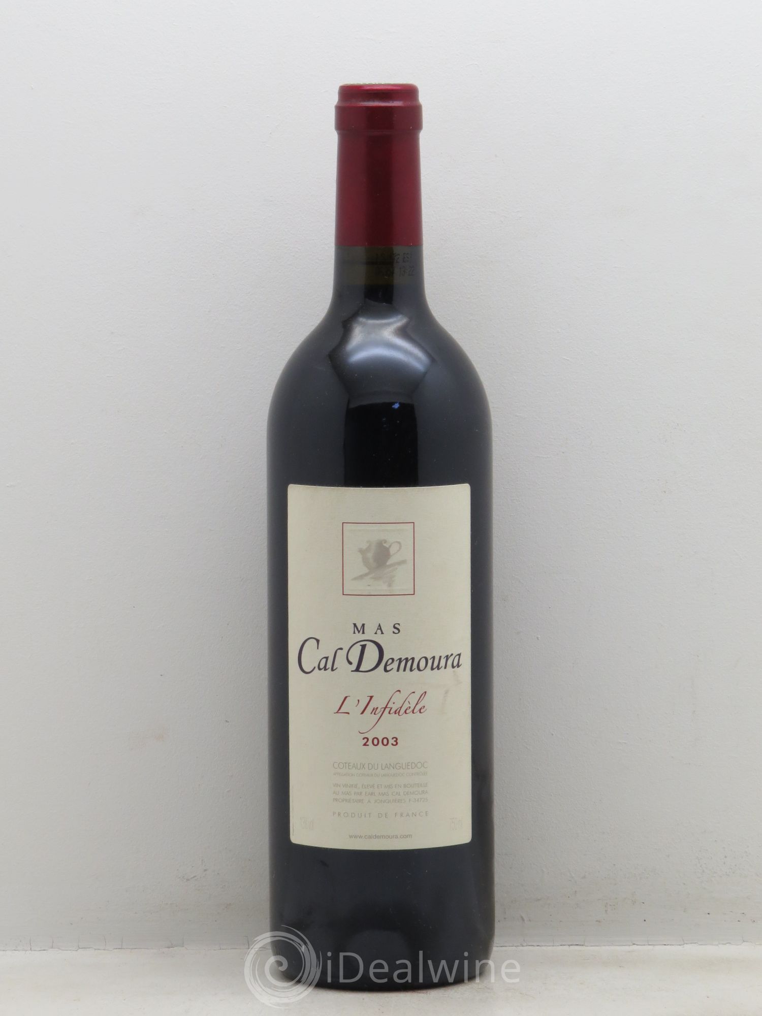 Terrasses du Larzac L'Infidèle Mas Cal Demoura 2003 - Lot de 1 bouteille - 0