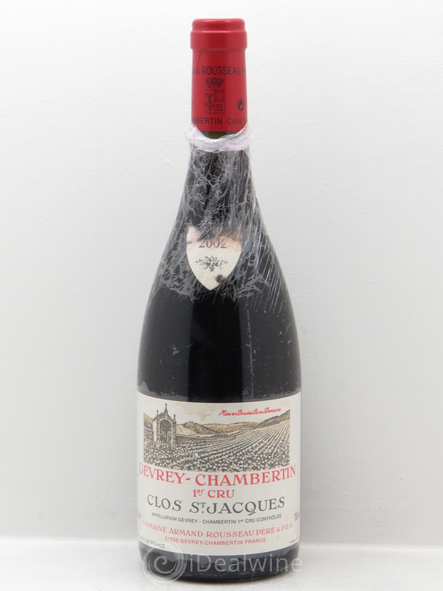 Gevrey-Chambertin 1er Cru Clos Saint-Jacques Armand Rousseau (Domaine) 2002 - Lot de 1 bouteille - 0