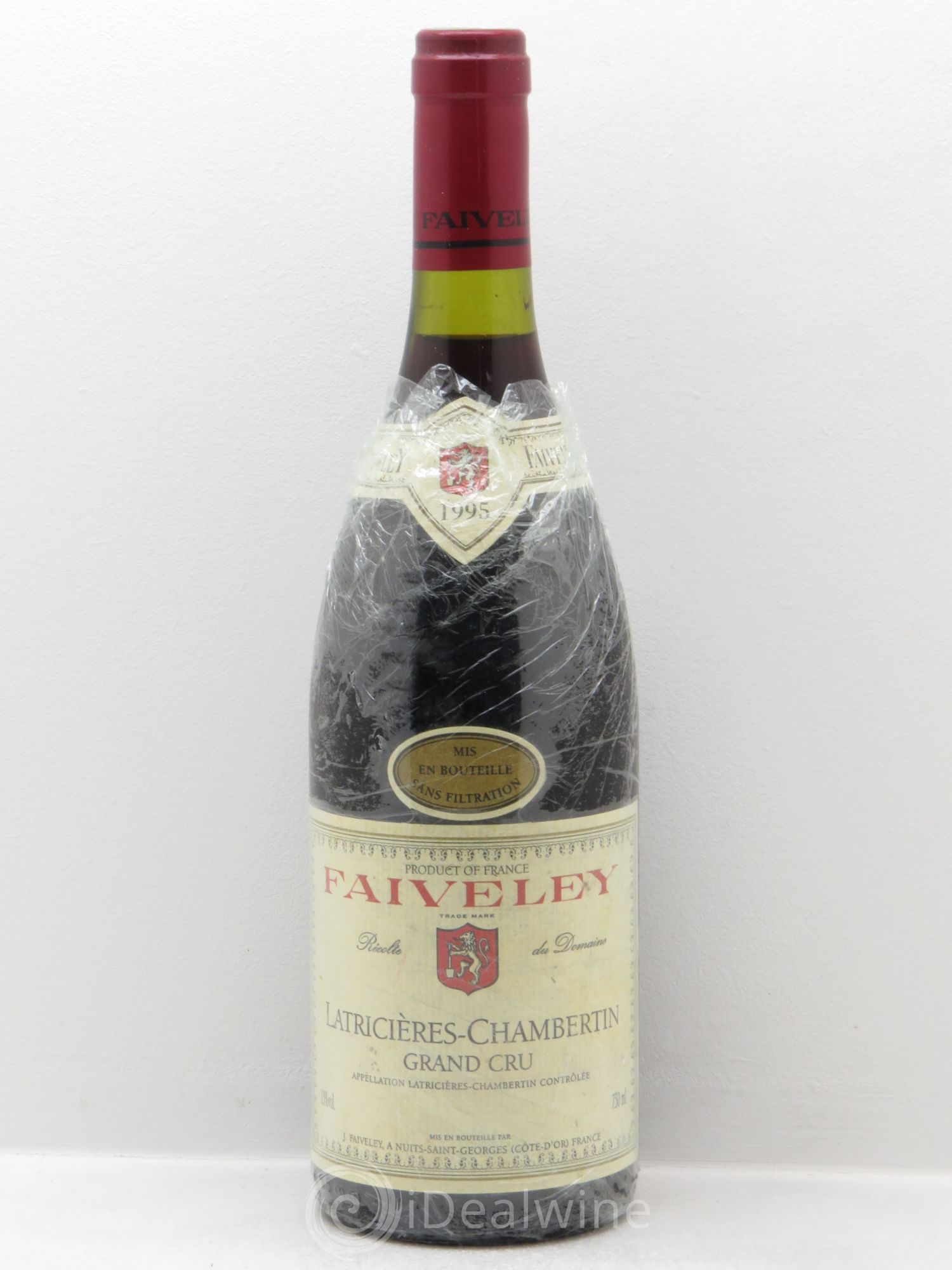 Latricières-Chambertin Grand Cru Faiveley 1995 - Lot de 1 bouteille - 0