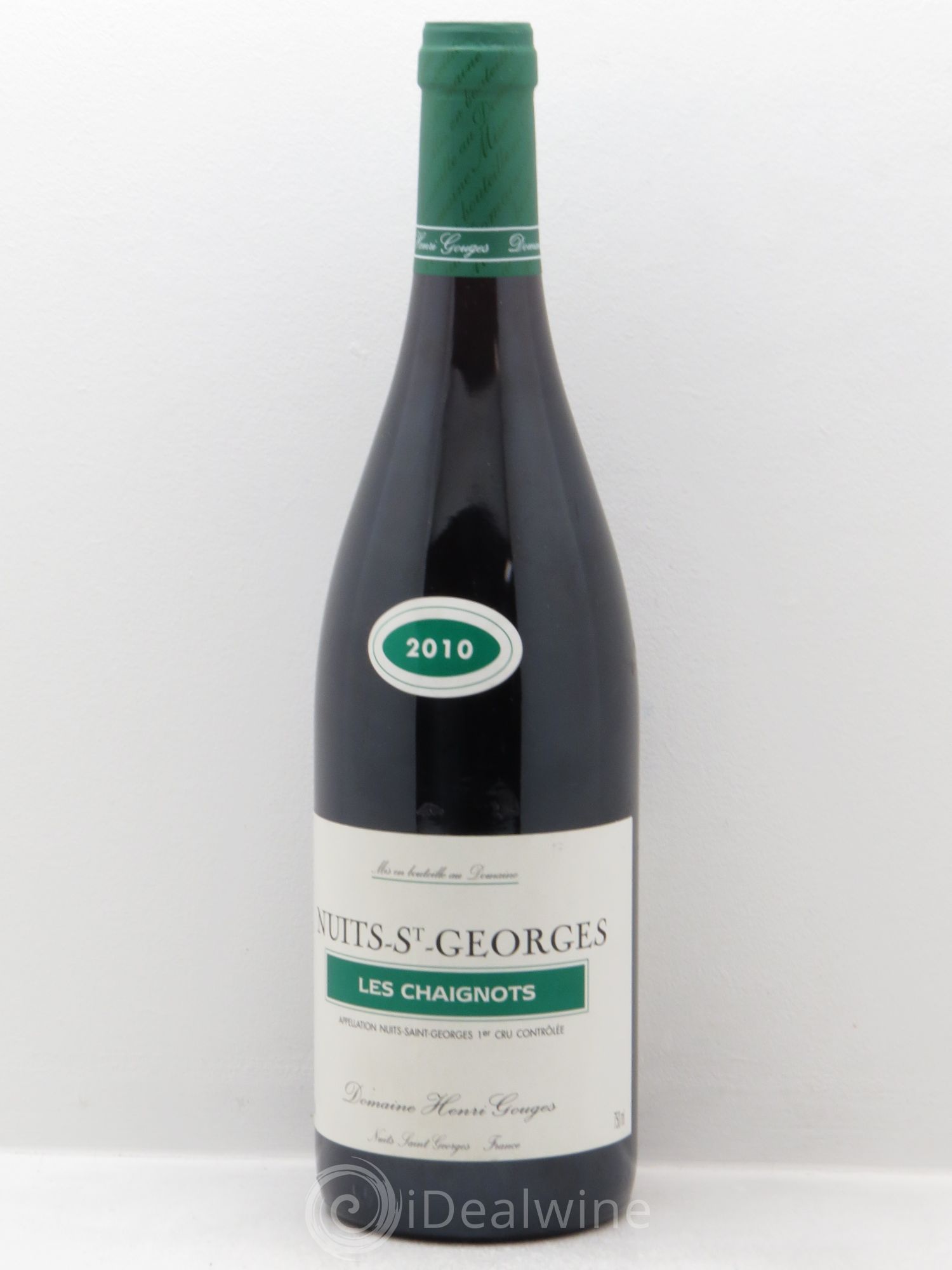 Nuits-Saint-Georges 1er Cru Les Chaignots Henri Gouges 2010 - Posten von 1 Flasche - 0