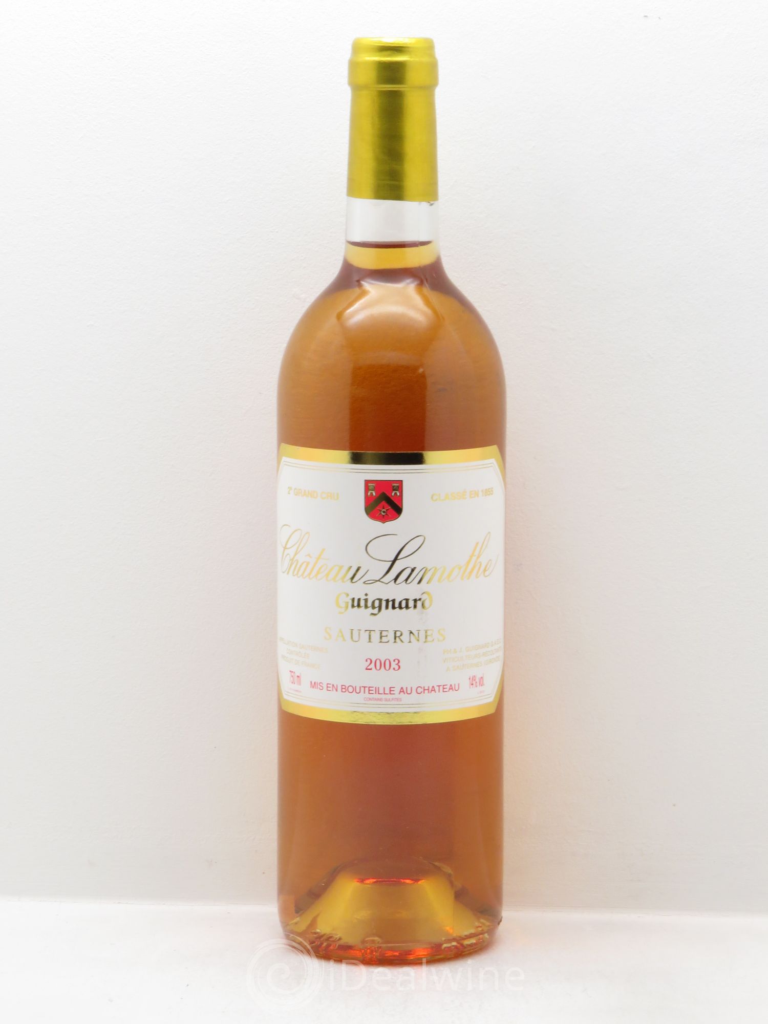Château Lamothe Guignard 2ème Grand Cru Classé 2003 - Lotto di 1 bottiglia - 0