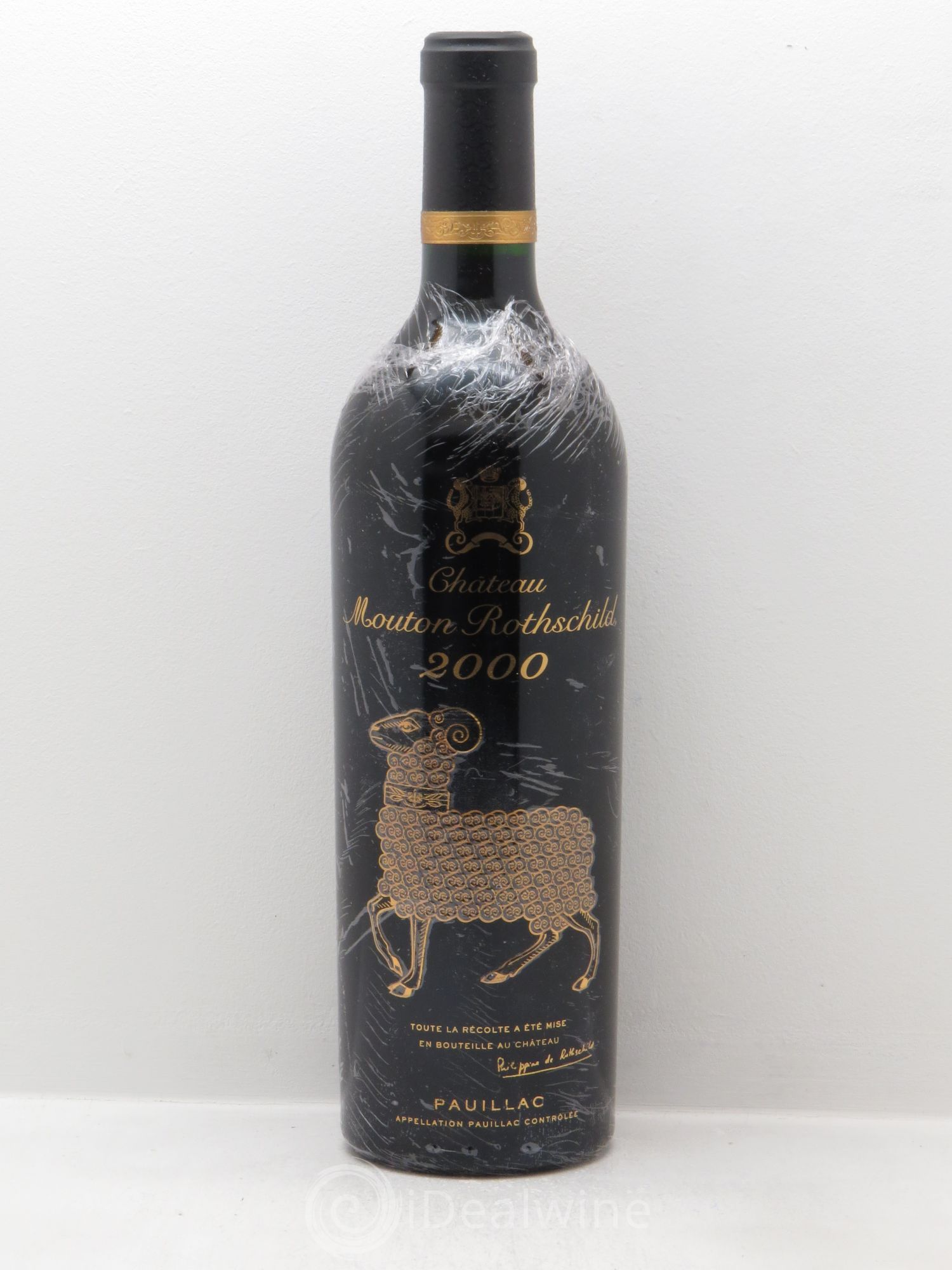 Château Mouton Rothschild 1er Grand Cru Classé 2000 - Lot de 1 bouteille - 0