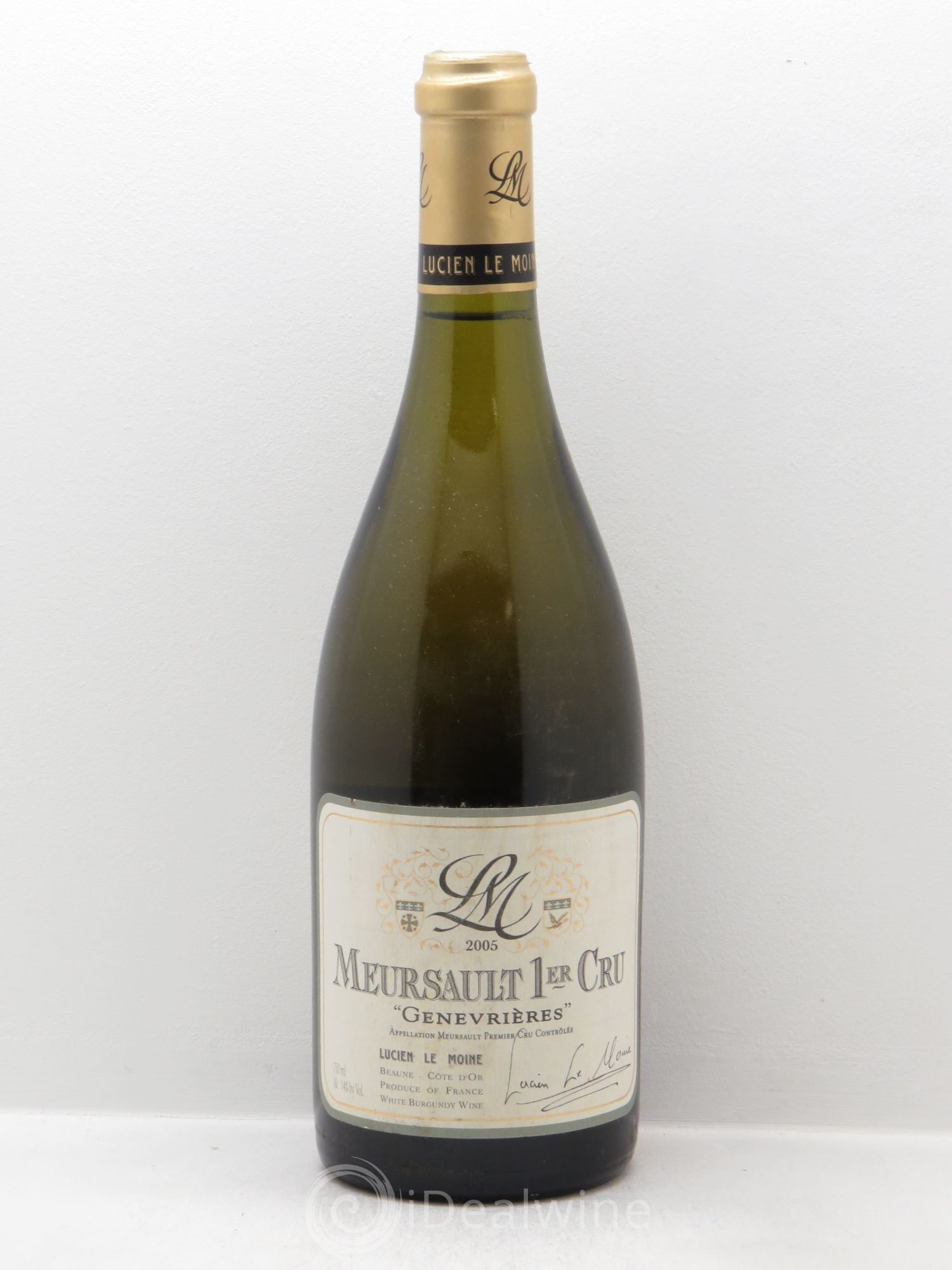 Meursault 1er Cru Lucien Le Moine 2005 - Lot de 1 bouteille - 0