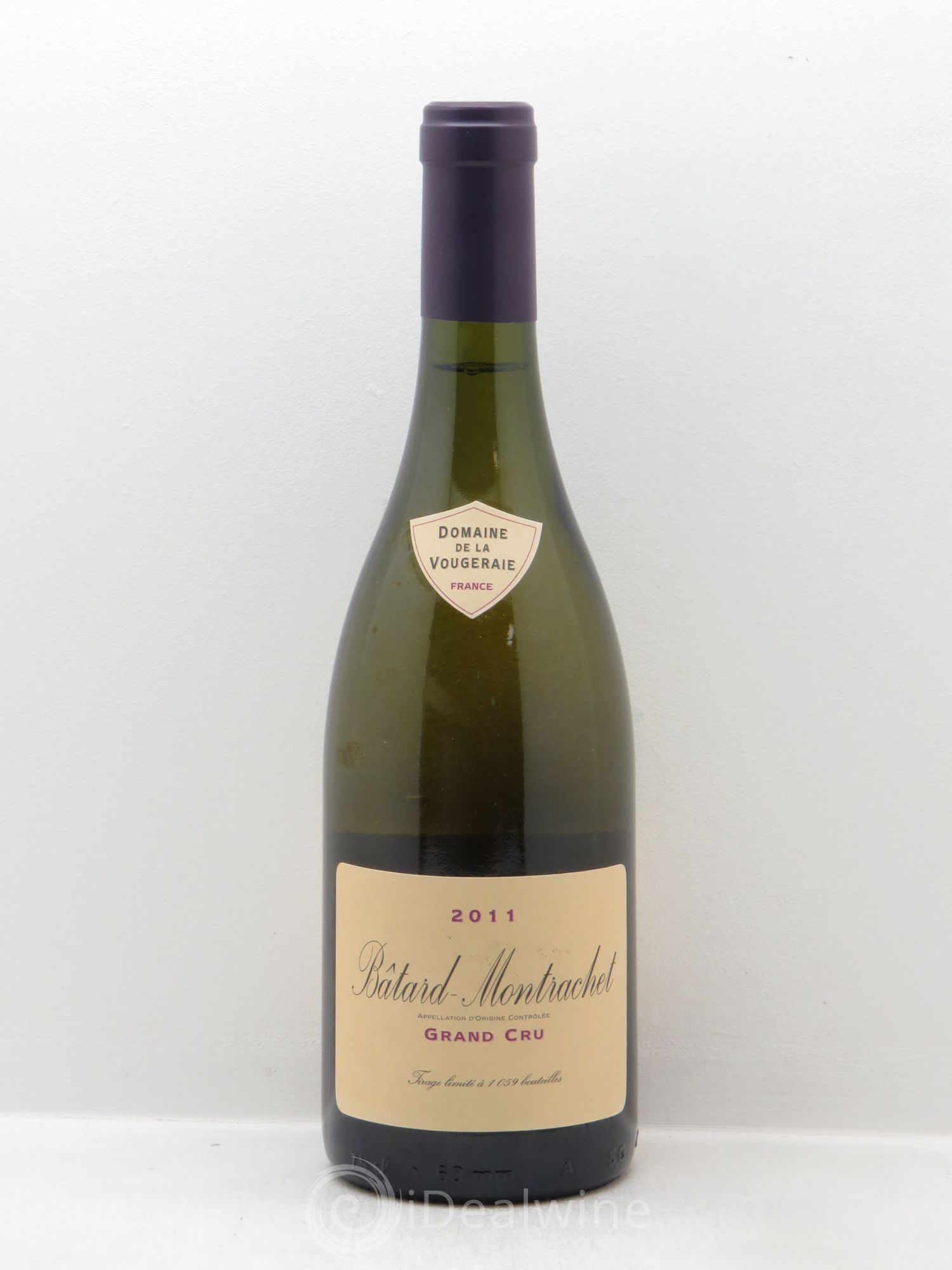 Bâtard-Montrachet Grand Cru Domaine de la Vougeraie (sans prix de réserve - no reserve) 2011 - Posten von 1 Flasche - 0