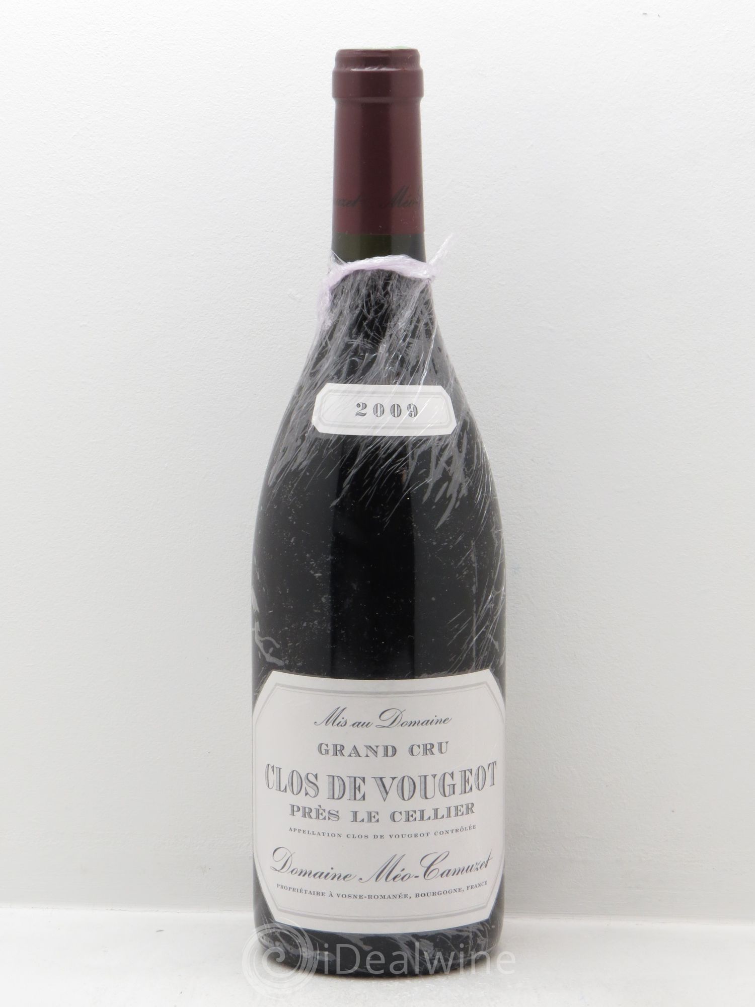 Clos de Vougeot Grand Cru Méo-Camuzet (Domaine) Près Le Cellier 2009 - Lot de 1 bouteille - 0