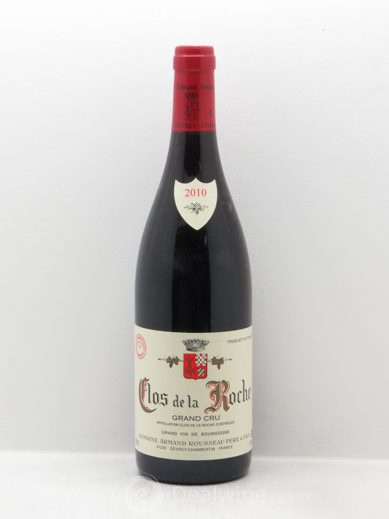 Clos de la Roche Grand Cru Armand Rousseau (Domaine) 2010 - Lot de 1 bouteille - 0