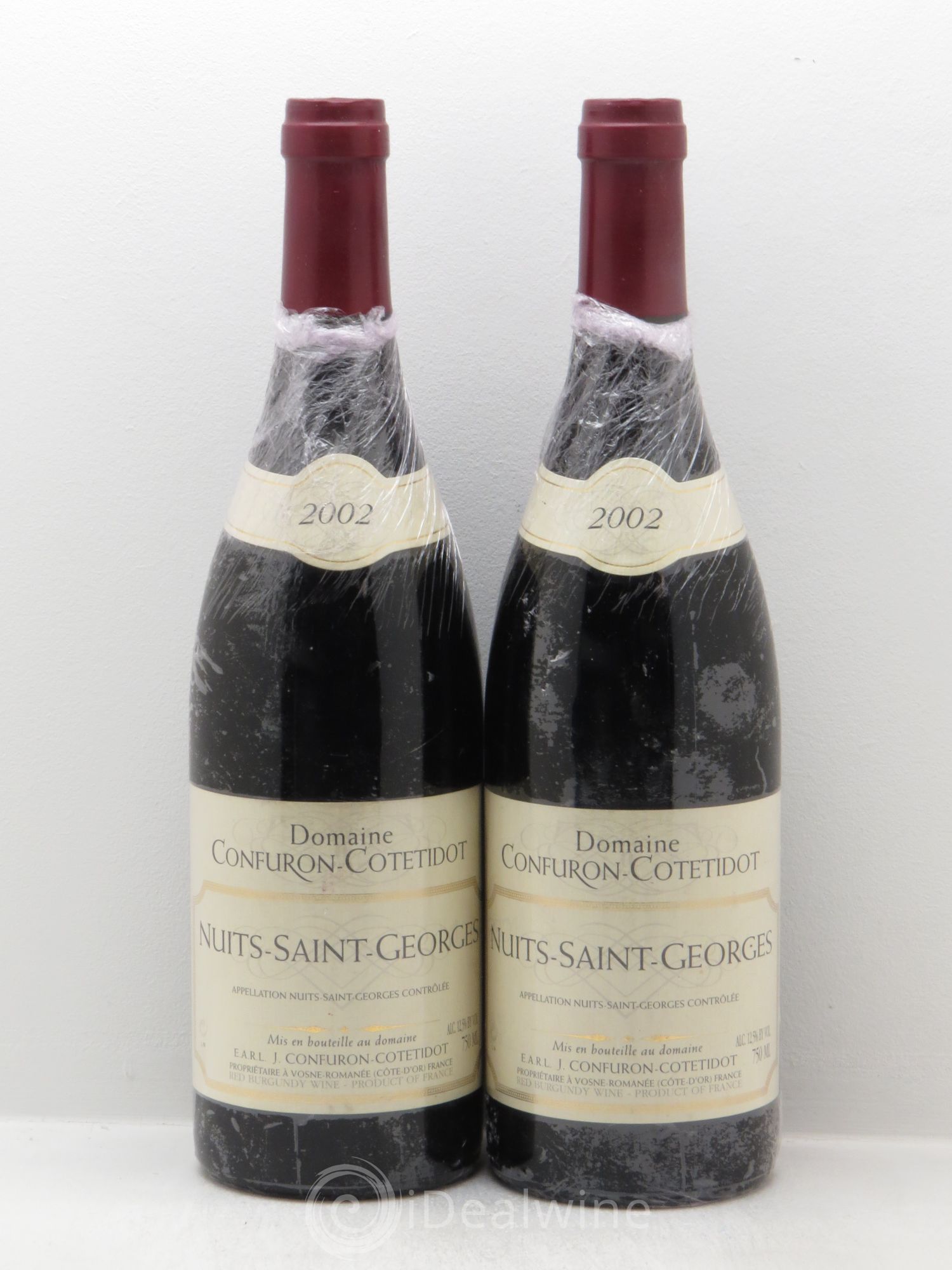 Nuits-Saint-Georges 2002 - Lot de 2 bouteilles - 0