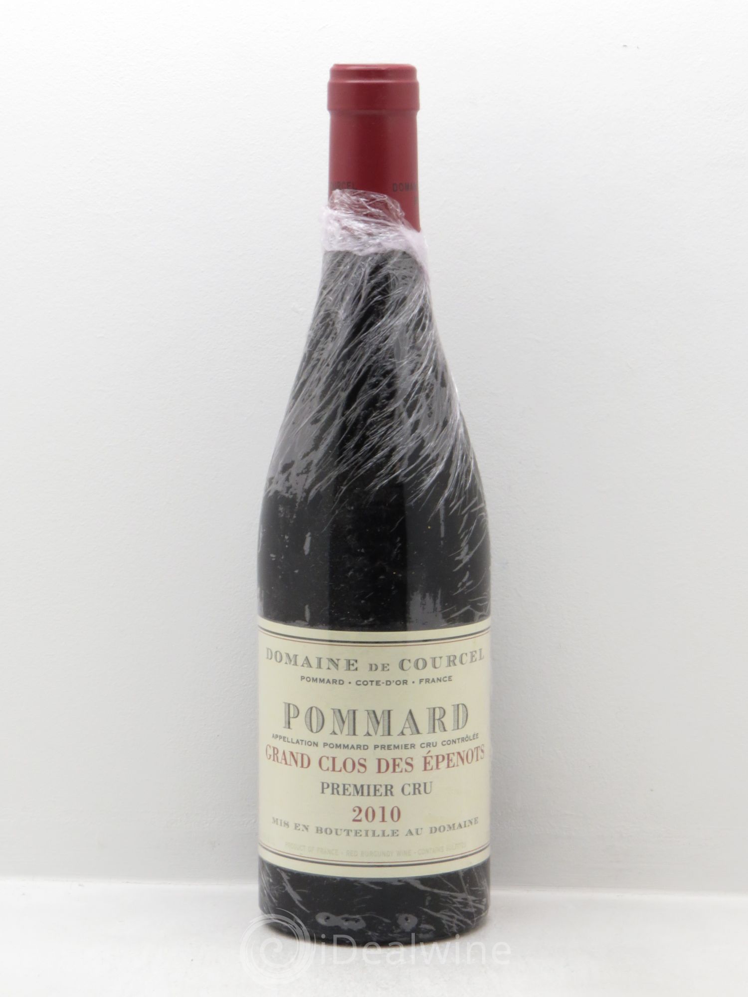 Pommard 1er Cru Grand Clos des Epenots de Courcel (Domaine) 2010 - Lot de 1 bouteille - 0
