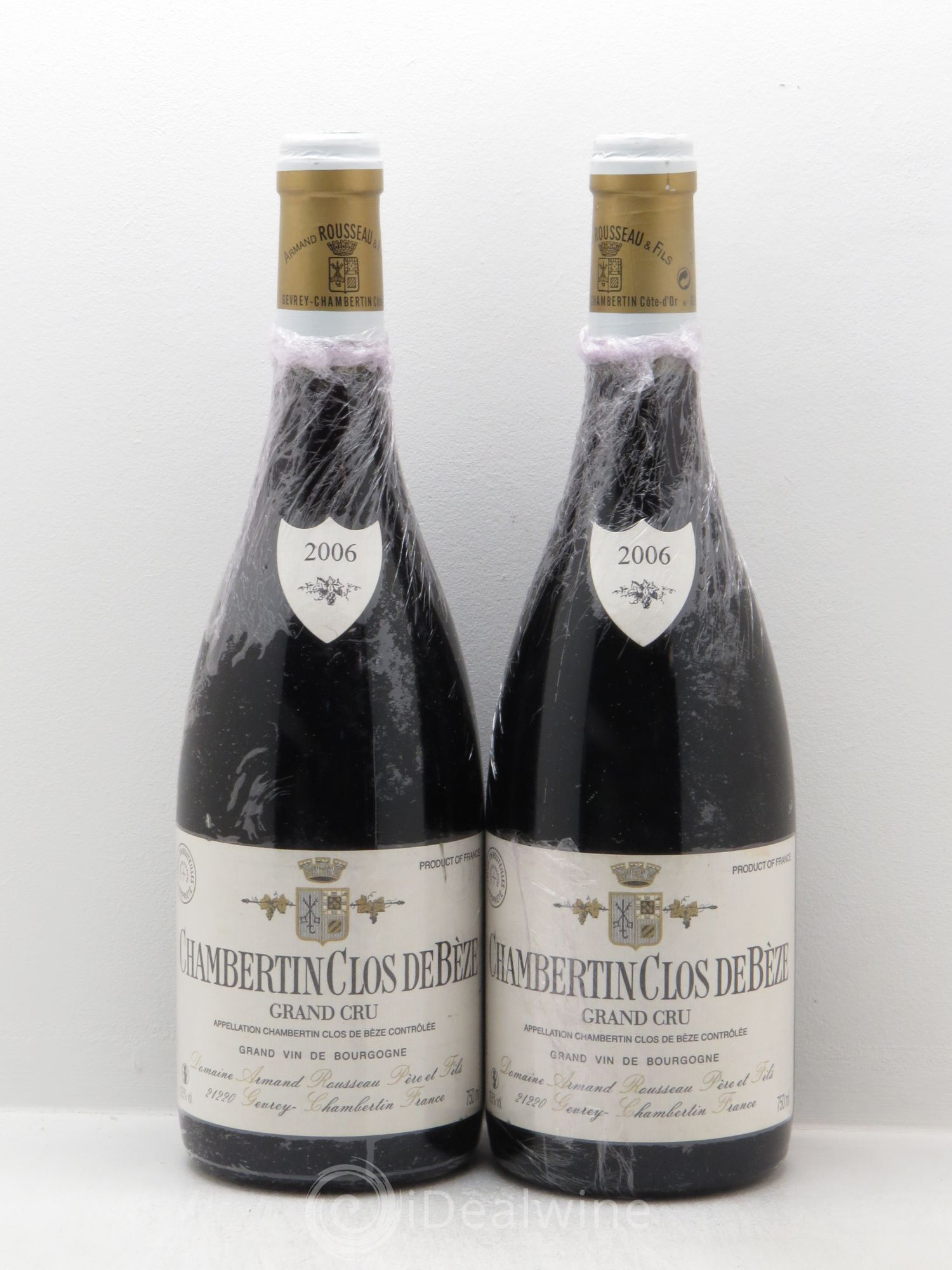 Chambertin Clos de Bèze Grand Cru Armand Rousseau (Domaine) 2006 - Lot de 2 bouteilles - 0