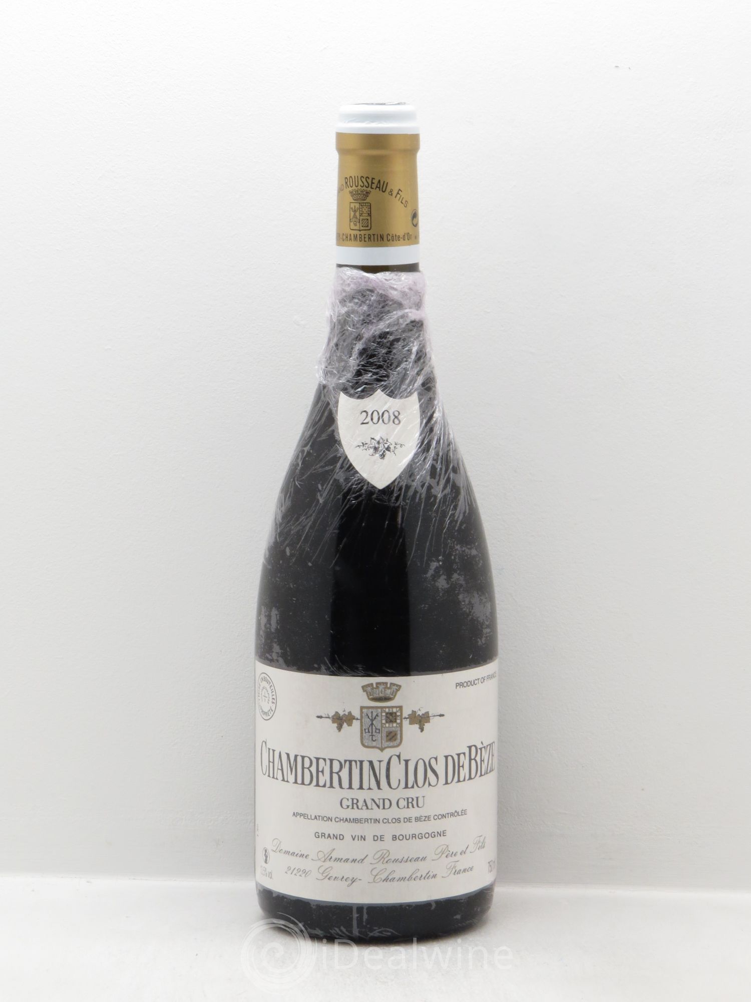 Chambertin Clos de Bèze Grand Cru Armand Rousseau (Domaine) 2008 - Lot de 1 bouteille - 0