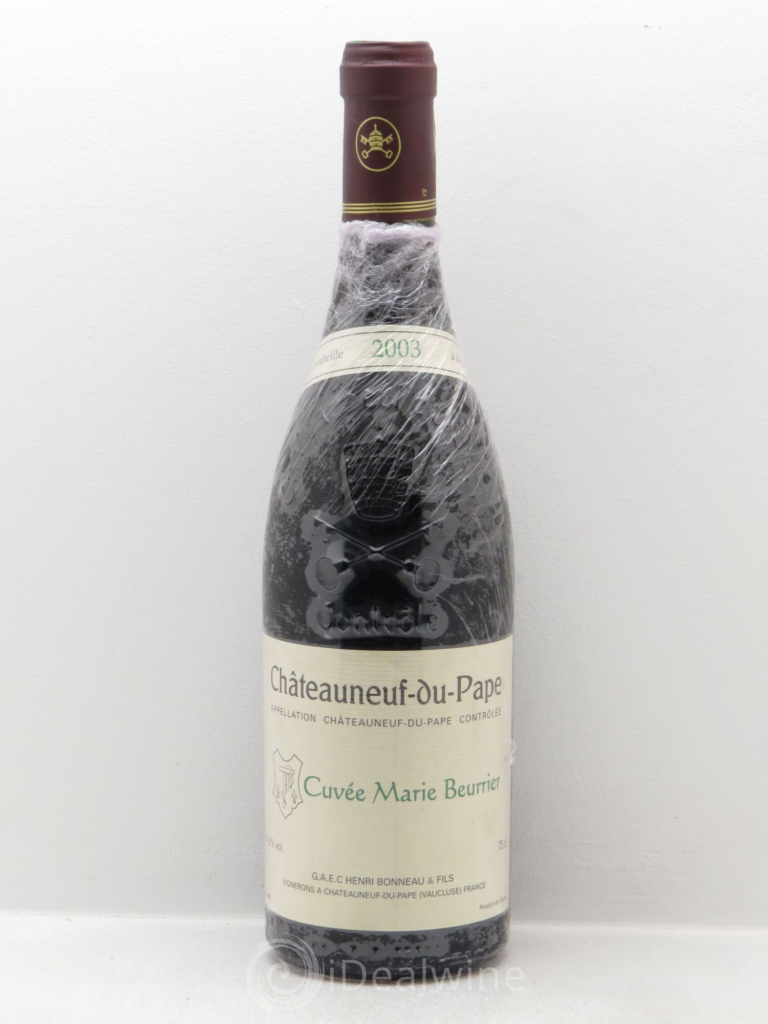 Châteauneuf-du-Pape Marie Beurrier Henri Bonneau & Fils 2003 - Lot de 1 bouteille - 0
