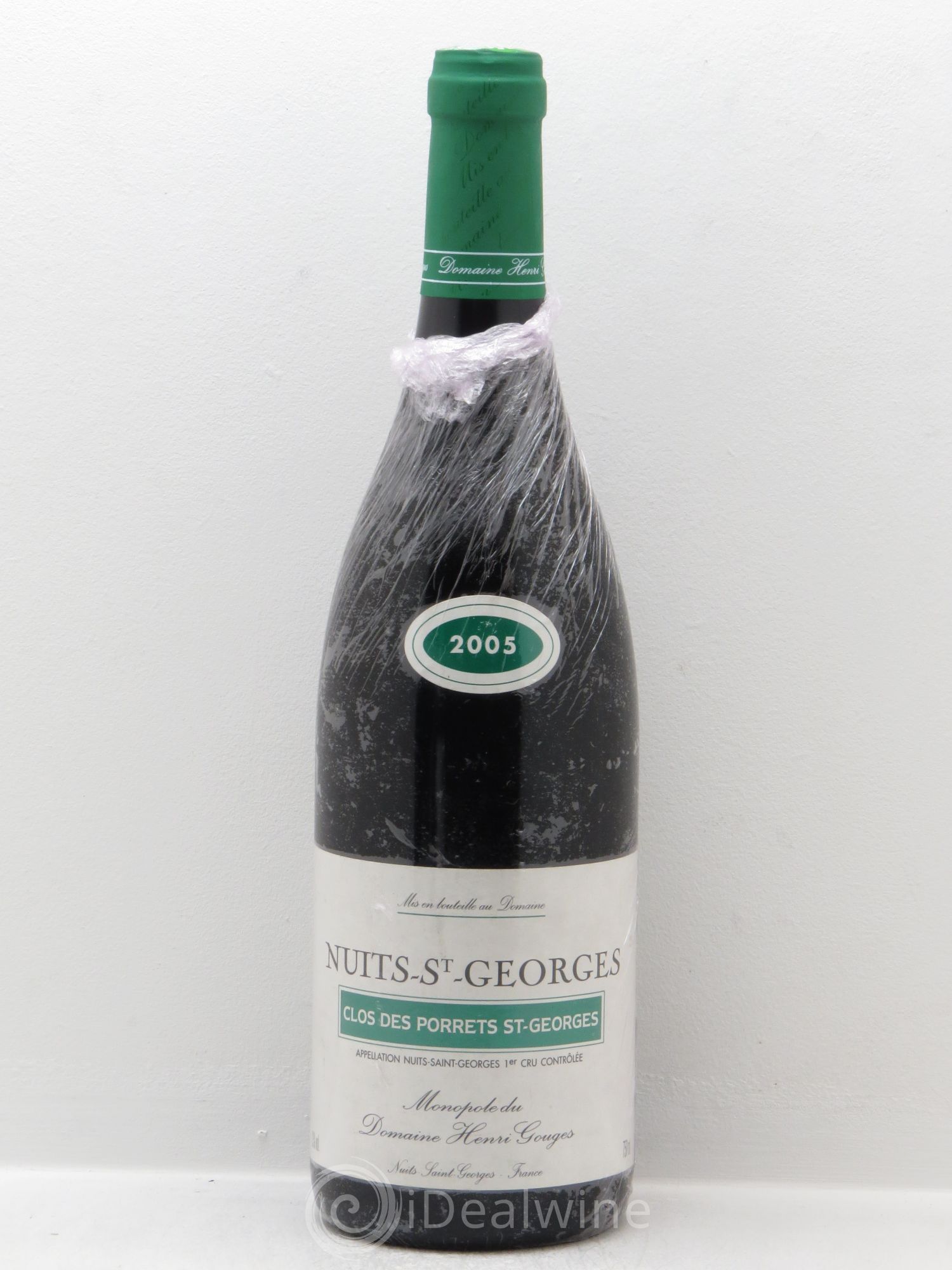 Nuits-Saint-Georges 1er Cru Clos des Porrets St Georges Henri Gouges 2005 - Lot de 1 bouteille - 0