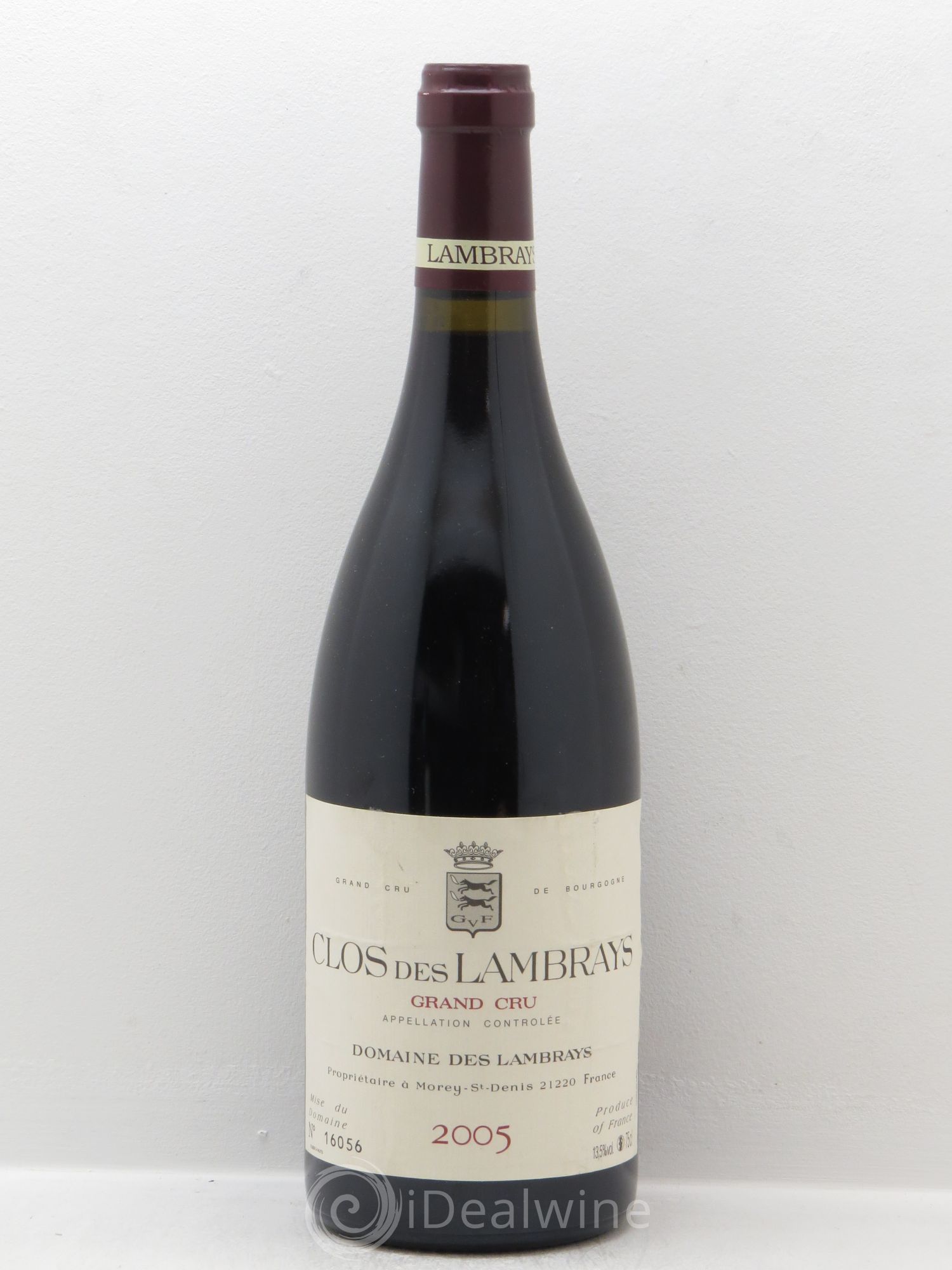 Clos des Lambrays Grand Cru Domaine des Lambrays 2005 - Lot de 1 bouteille - 0
