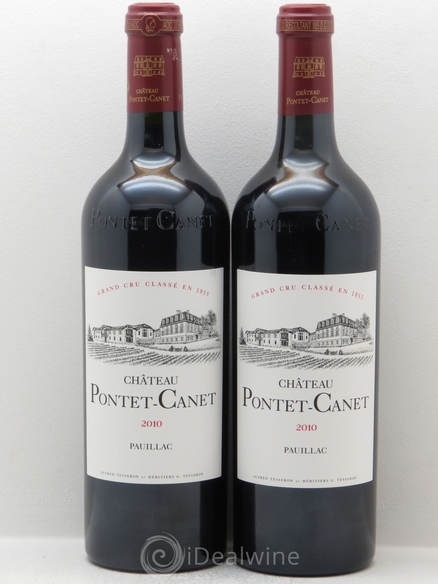 Château Pontet Canet 5ème Grand Cru Classé 2010 - Lot de 2 bouteilles - 0