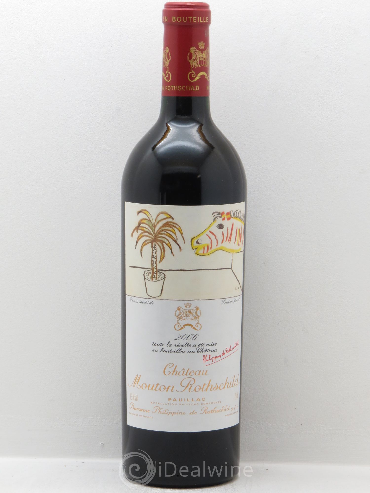 Château Mouton Rothschild 1er Grand Cru Classé 2006 - Lot de 1 bouteille - 0