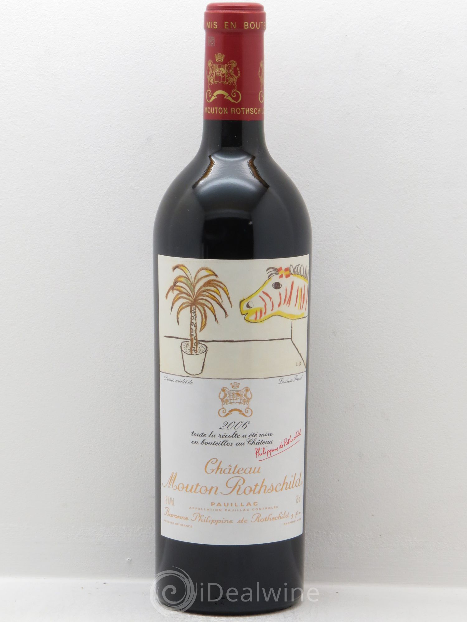 Château Mouton Rothschild 1er Grand Cru Classé 2006 - Lot de 1 bouteille - 0